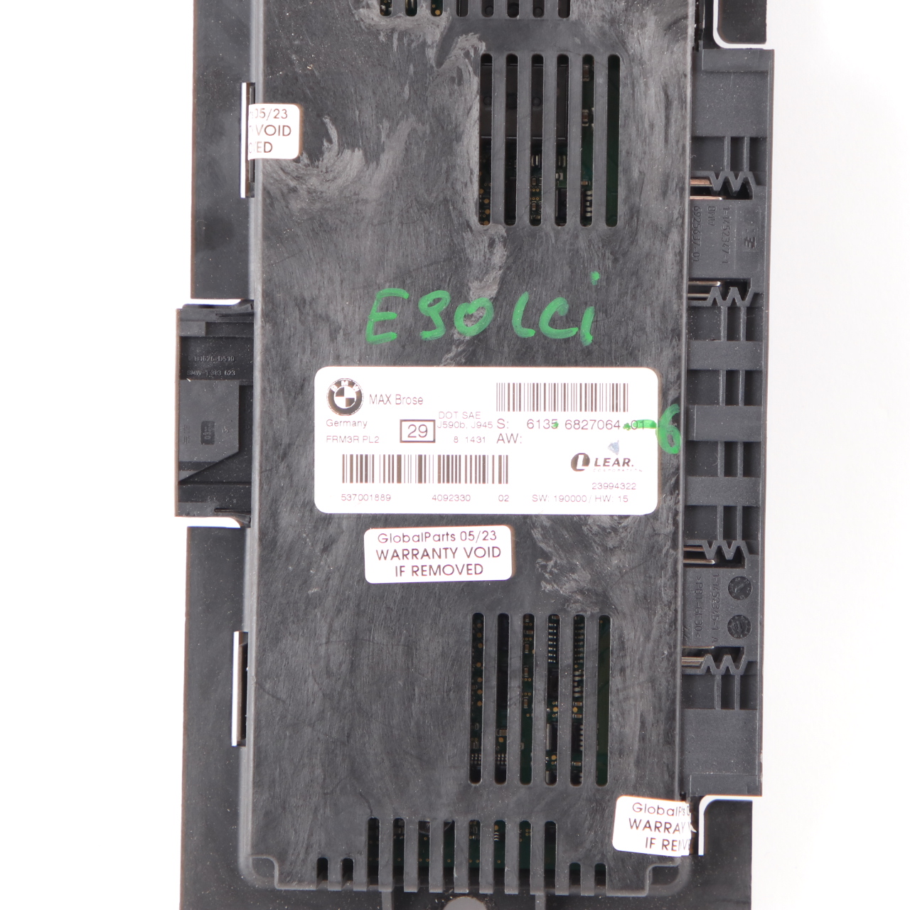 BMW E90 LCI Max Brose Fußraumleuchte Modul Steuergerät ECU FRM3R PL2 6827064