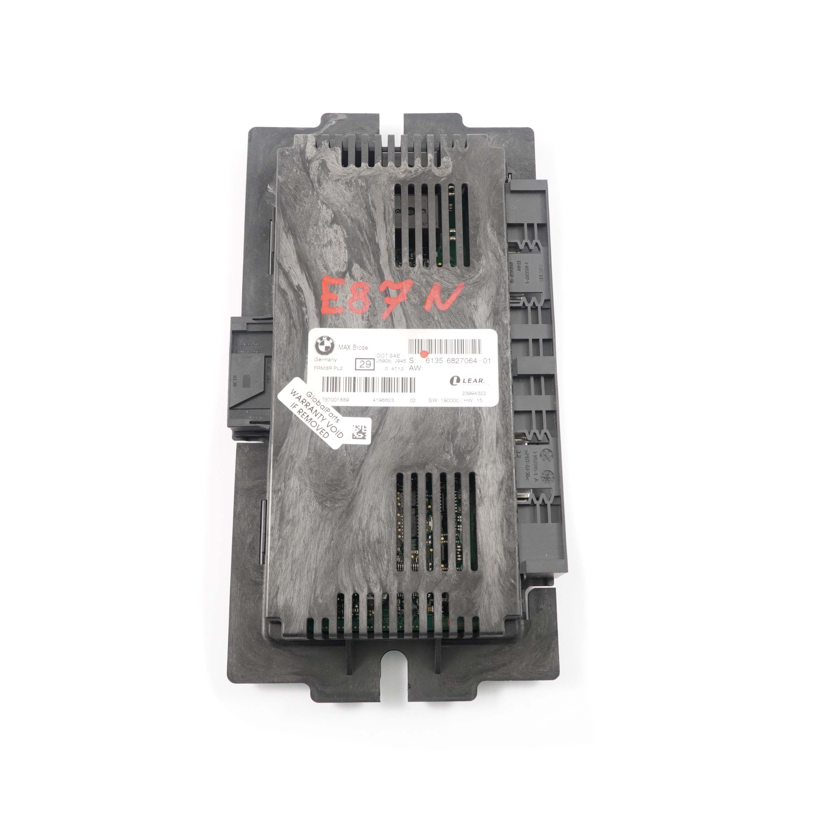 BMW E87 LCI Max Brose Fußraum Lichtmodul Steuereinheit ECU FRM3R PL2 6827064