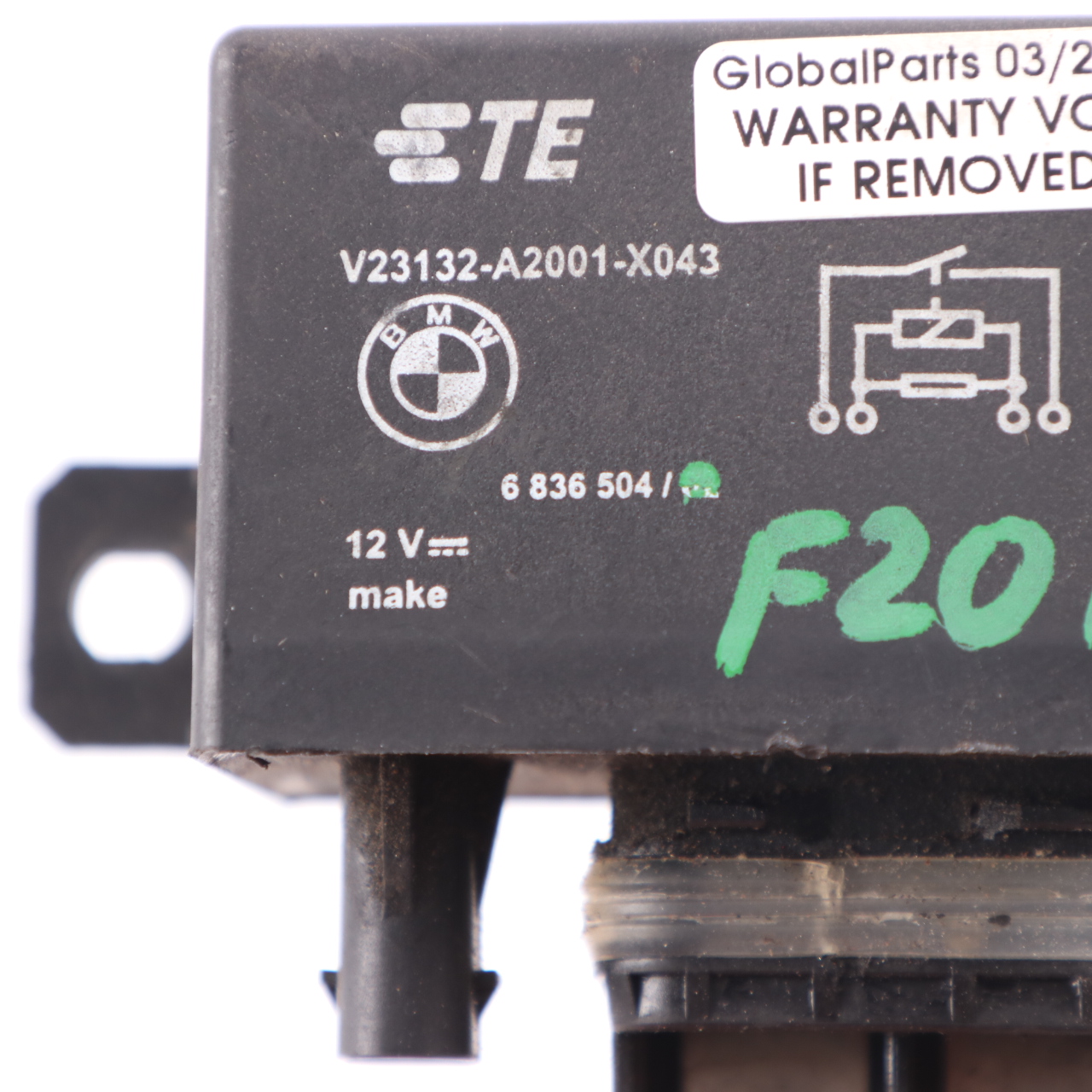 BMW F20 F21 LCI F30 F31 F32 F13 Electric Coolant Fan Motor Relay 130A 6836504