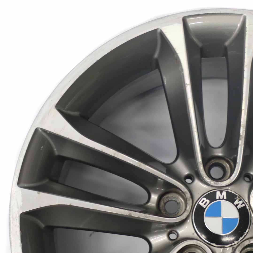 Wheel Rim BMW X1 E84 Alloy Ferricgrey 18" Double Spoke 421 8J ET:30 6850293