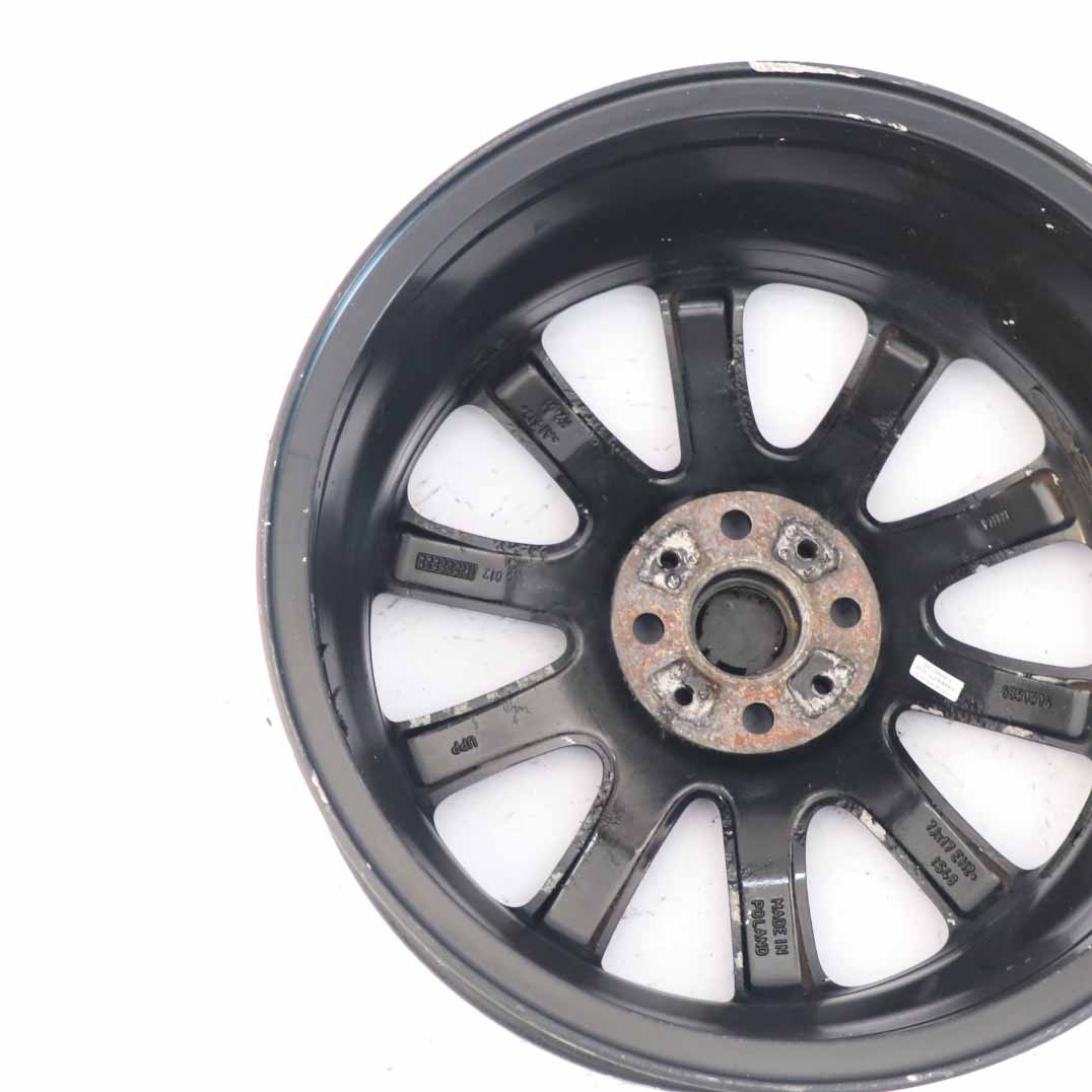 Mini Cooper R55 R56 R57 Schwarz Felge 17" ET:48 7J Sandgestrahlt Gedreht 132