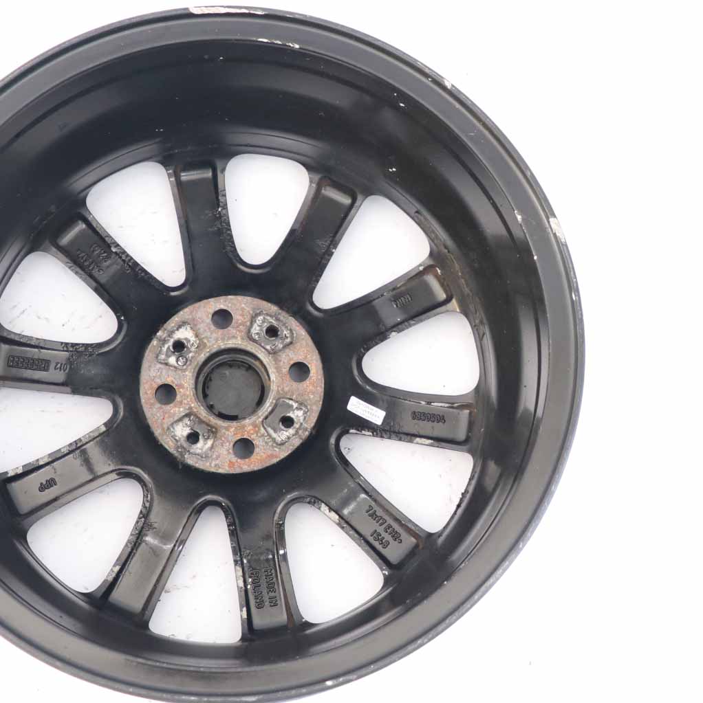 Mini Cooper R55 R56 R57 Schwarz Felge 17" ET:48 7J Sandgestrahlt Gedreht 132