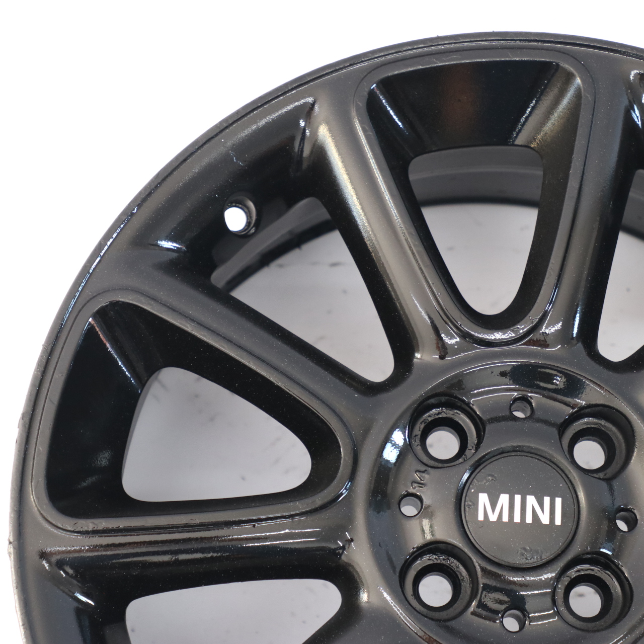 Mini Cooper R55 R56 R57 Schwarz Felge 17" ET:48 7J Sandgestrahlt Gedreht 132