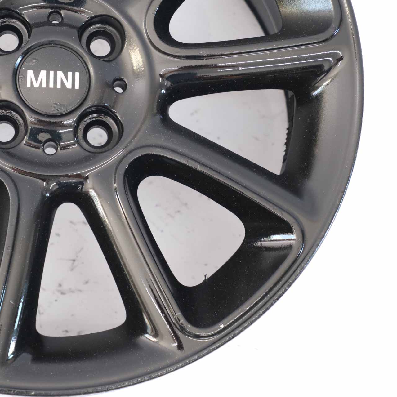 Mini Cooper R55 R56 R57 Schwarz Felge 17" ET:48 7J Sandgestrahlt Gedreht 132