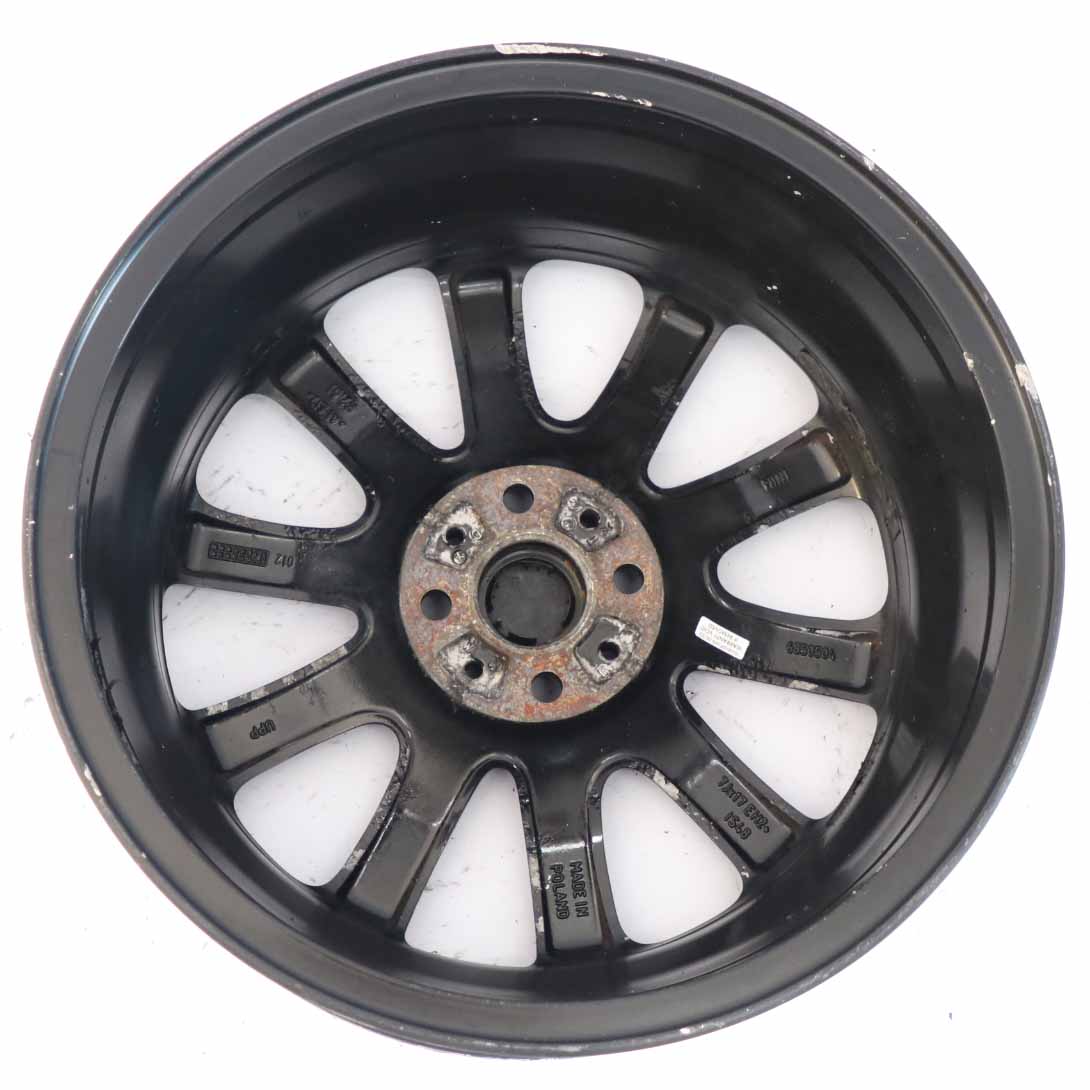 Mini Cooper R55 R56 R57 Schwarz Felge 17" ET:48 7J Sandgestrahlt Gedreht 132