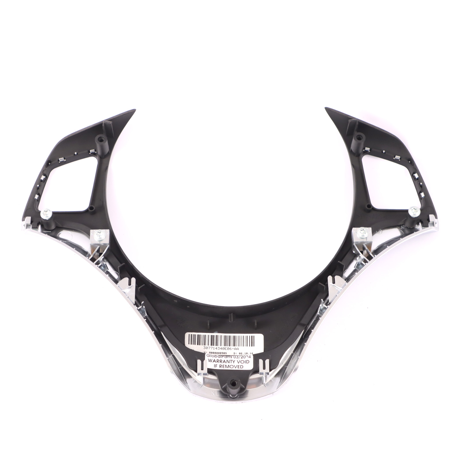 Trim Multifunction BMW E82 E84 E88 Switch Steering Wheel Black Chrome Pearlglos