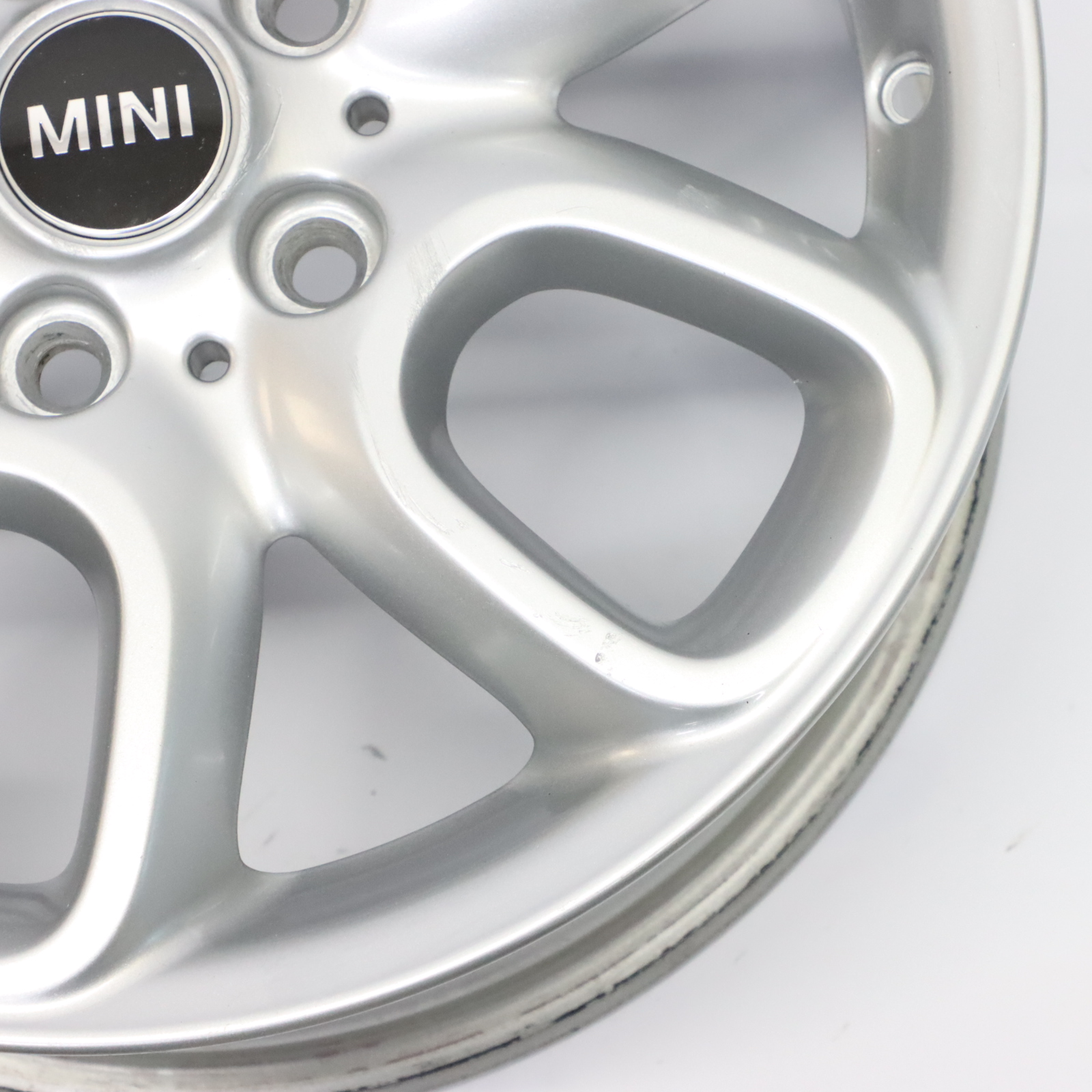 Mini Cooper F55 F56 Silberne Leichtmetallfelge 16" Loop Speiche 494 6,5J ET:54