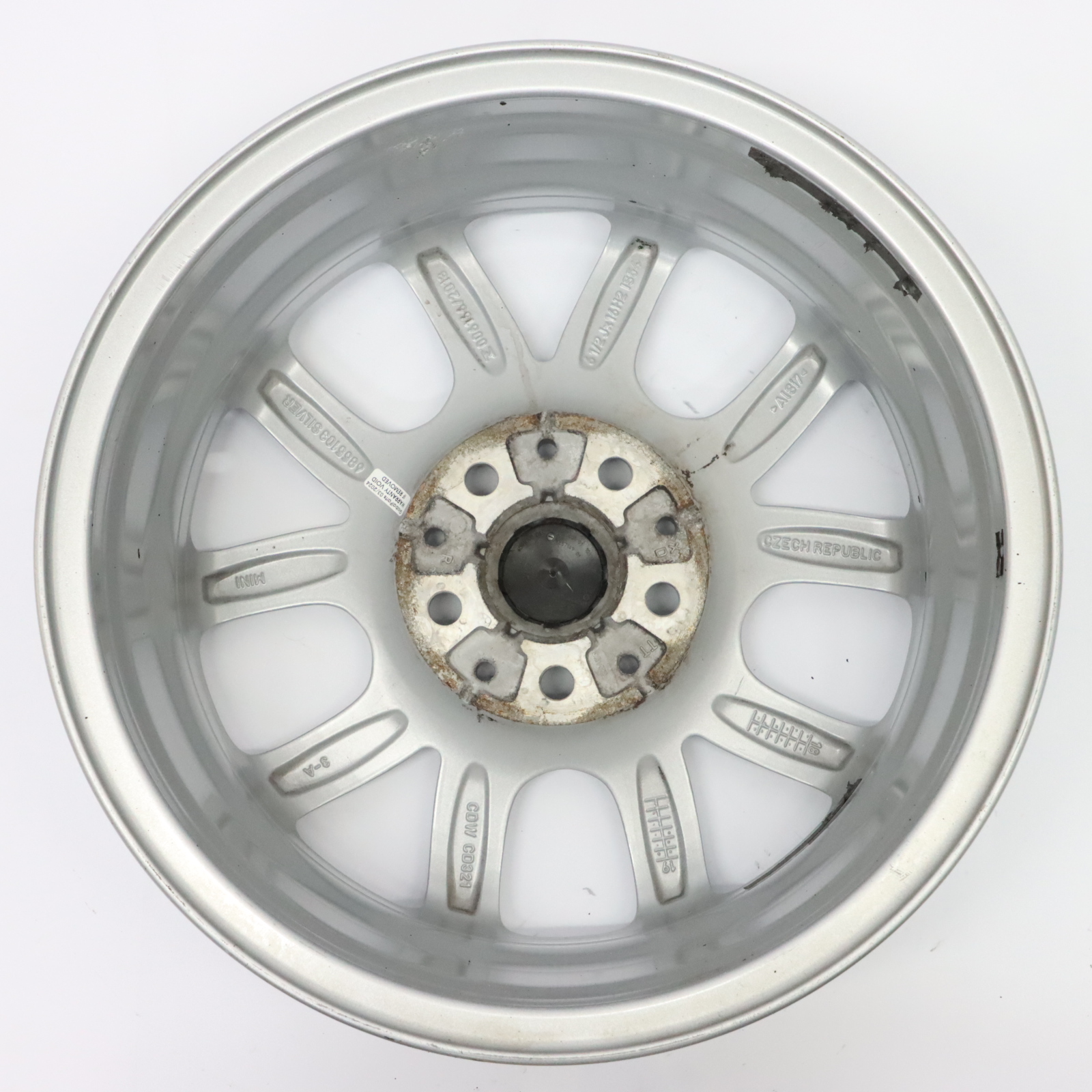 Mini Cooper F55 F56 Silberne Leichtmetallfelge 16" Loop Speiche 494 6,5J ET:54