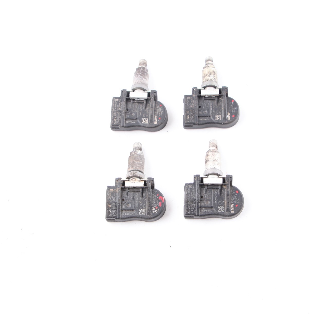 4X Original BMW Reifendruck Radelektronik Modul Sensor RDC 433MHZ 6855539