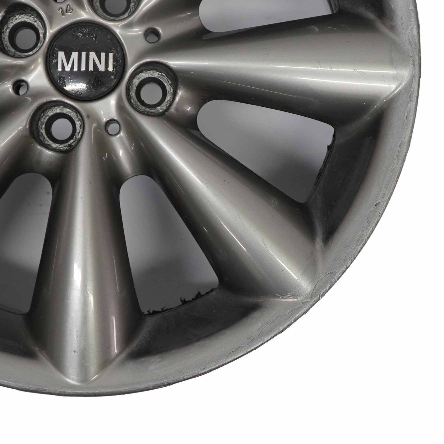 Mini Cooper R55 R56 Grau Alufelge  Alu Felge 17" 7J ET:48 Conical Spoke 121