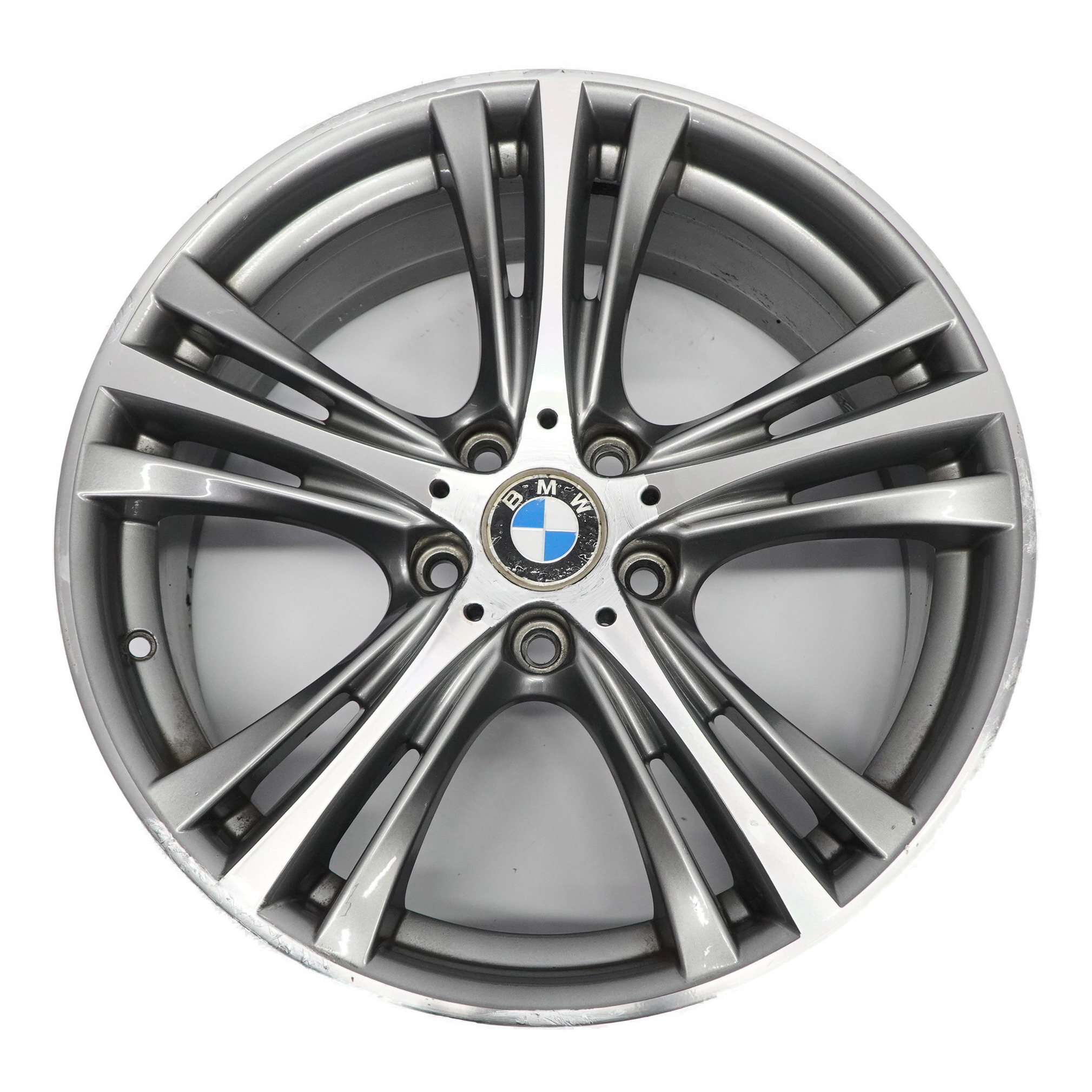 BMW F30 Ferric Grau Leicht metall felge vorne 19" Stern speiche 407 8J 6857565