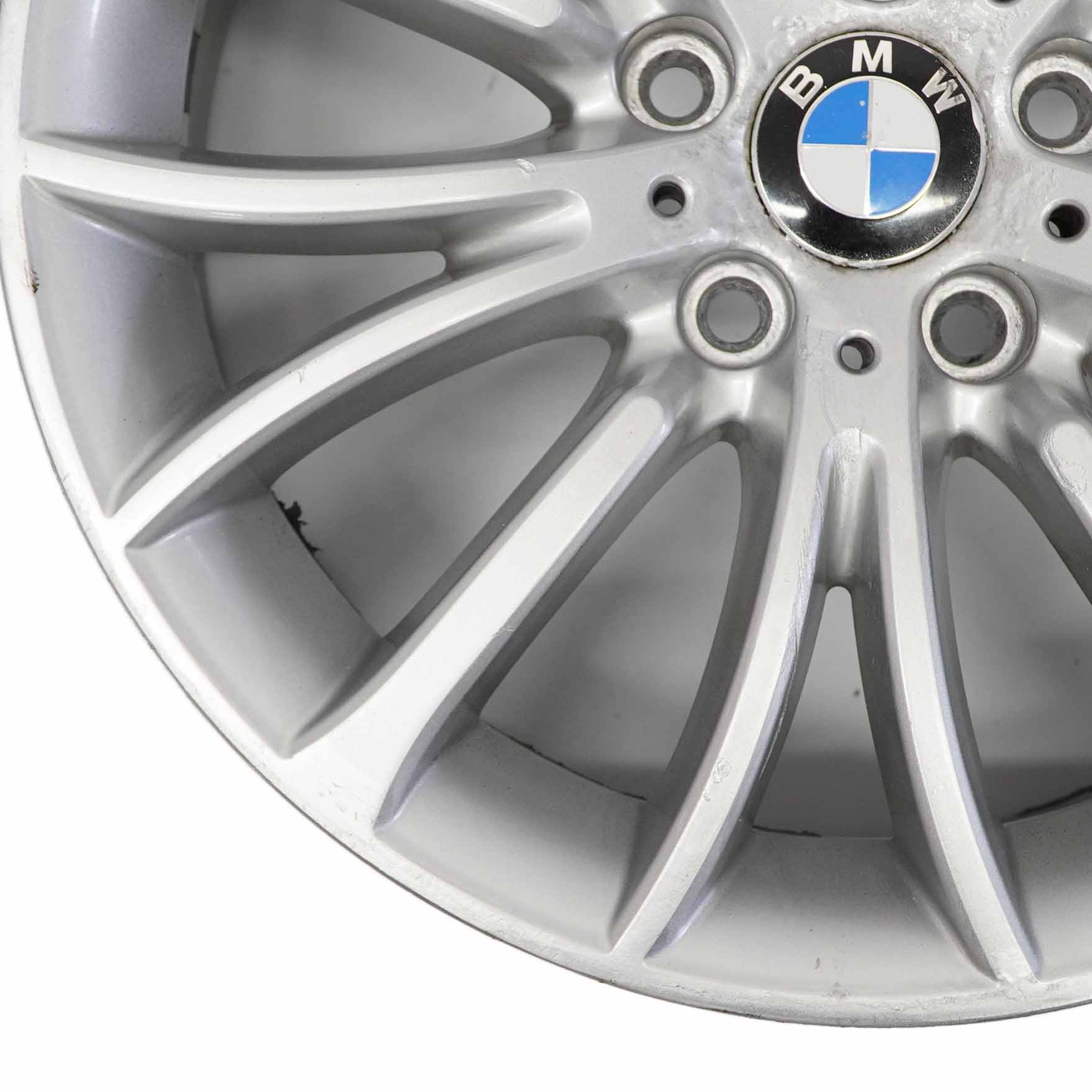 BMW F10 F11 F12 Silberne Leichtmetallfelge 18" Multispoke 454 8J ET:30 6857668