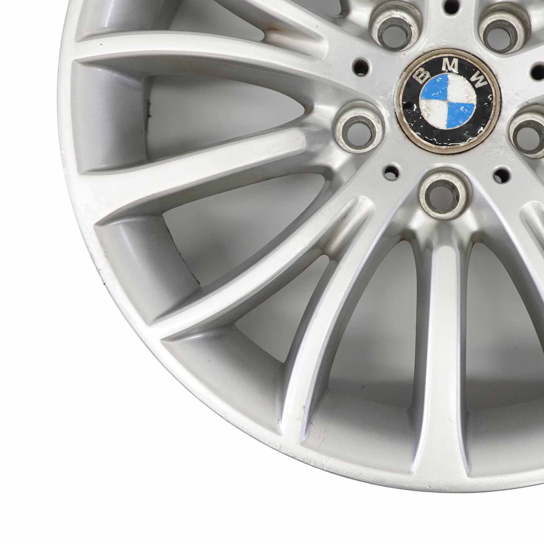 BMW F10 F11 F12 Silberne Leichtmetallfelge 18" Multispoke 454 8J ET:30 6857668