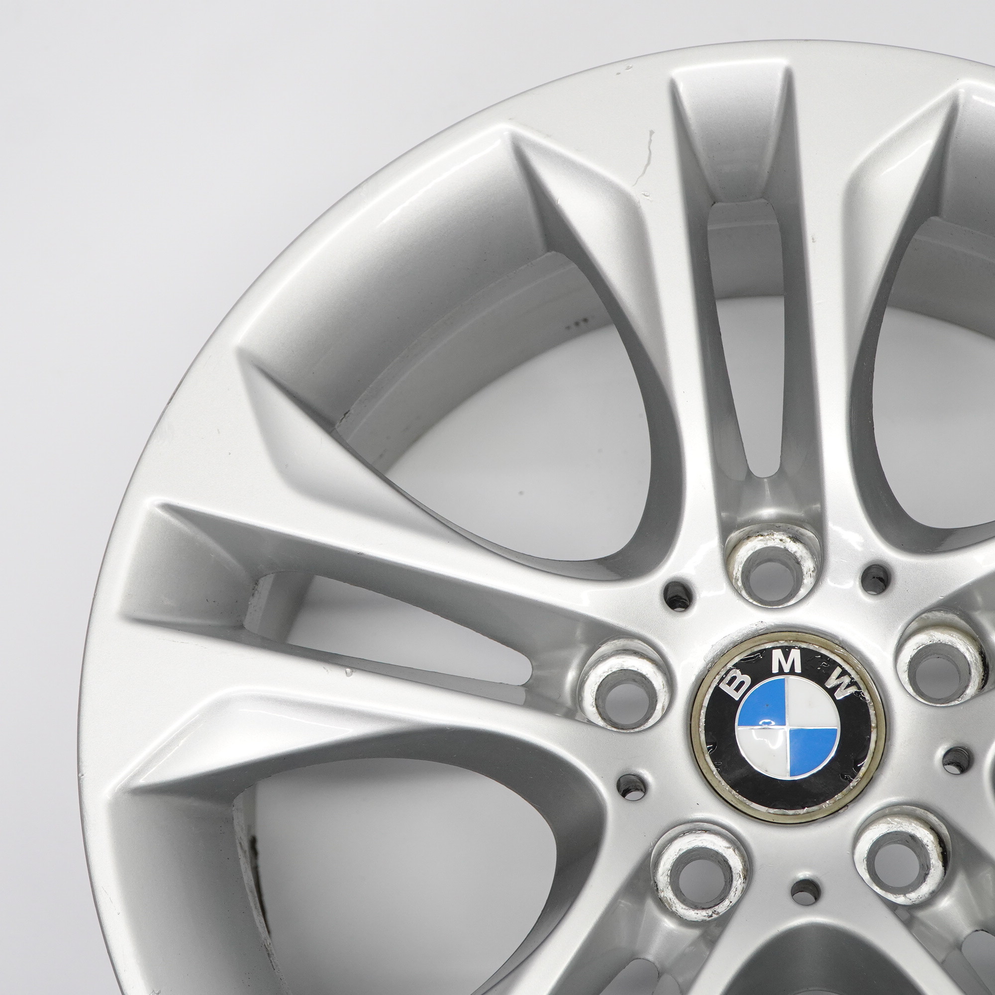 BMW X3 F25 Reflex Silver Wheel Rim Alloy 18" Double Spoke 605 8J ET:43 6862886