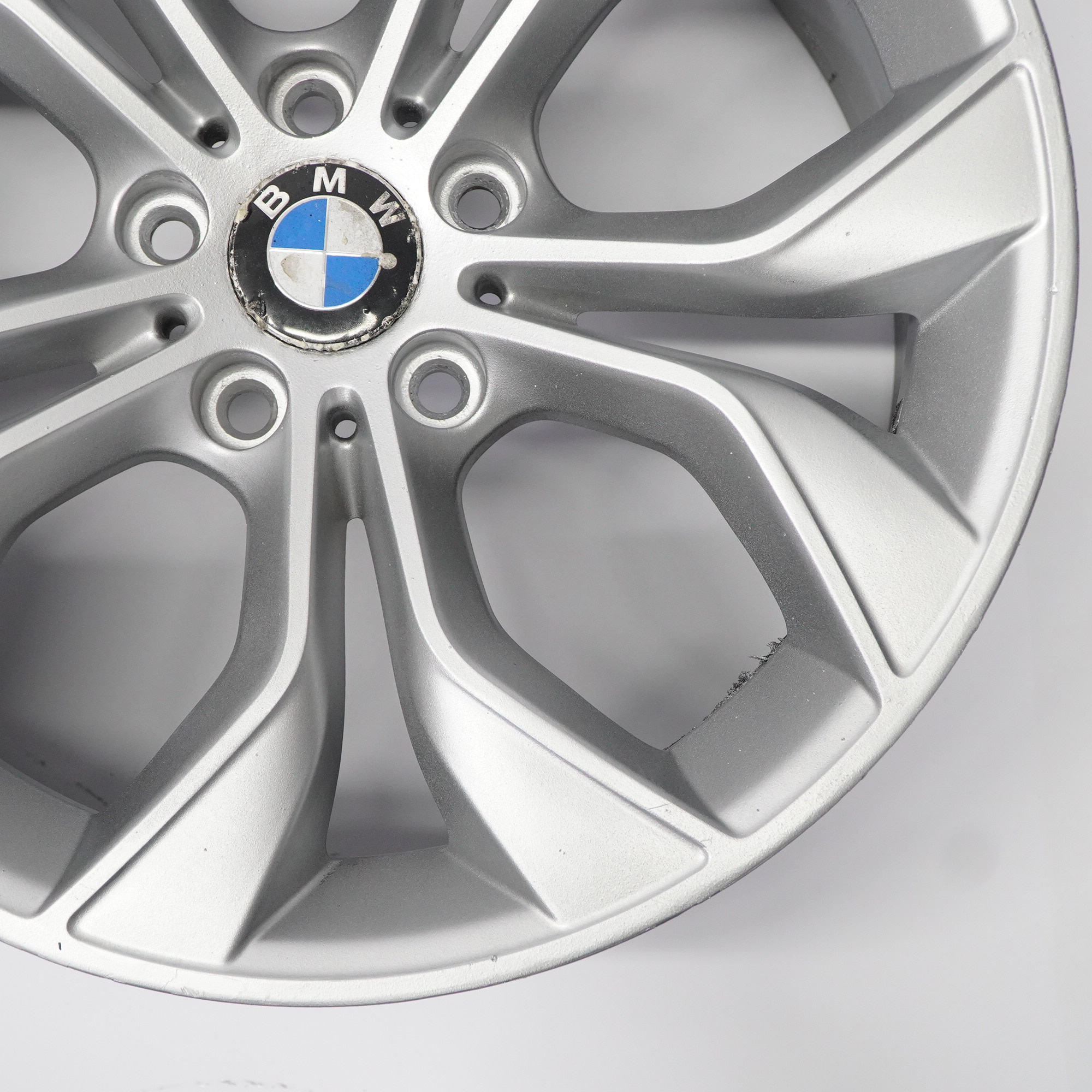 BMW X3 F25 Silver Wheel Alloy Rim 19" Y Spoke 608 8,5J ET:38 6862890