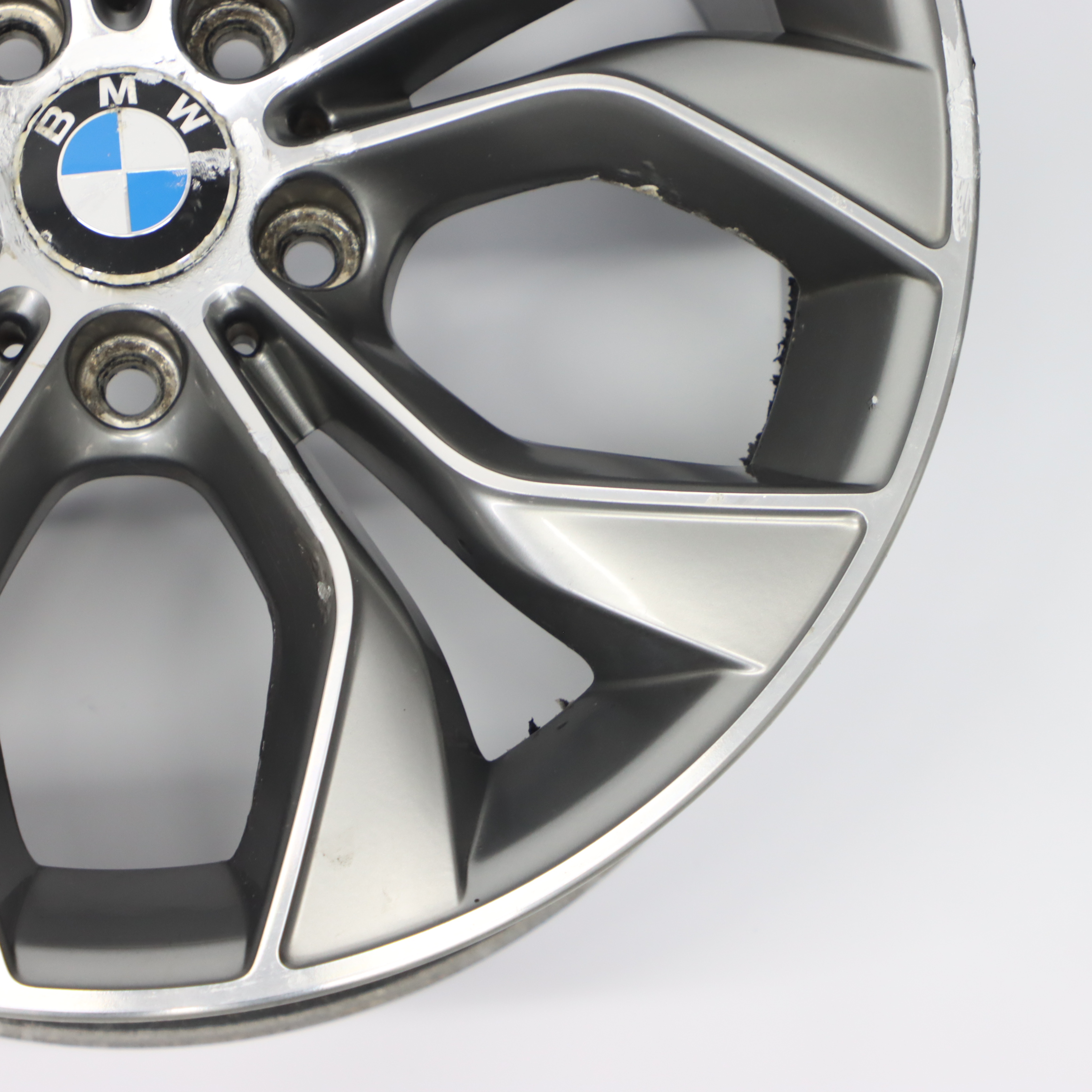 BMW X3 F25 Hinten Reflex Silber Felge Leicht metall felge 19" 9,5J ET:48 6862891