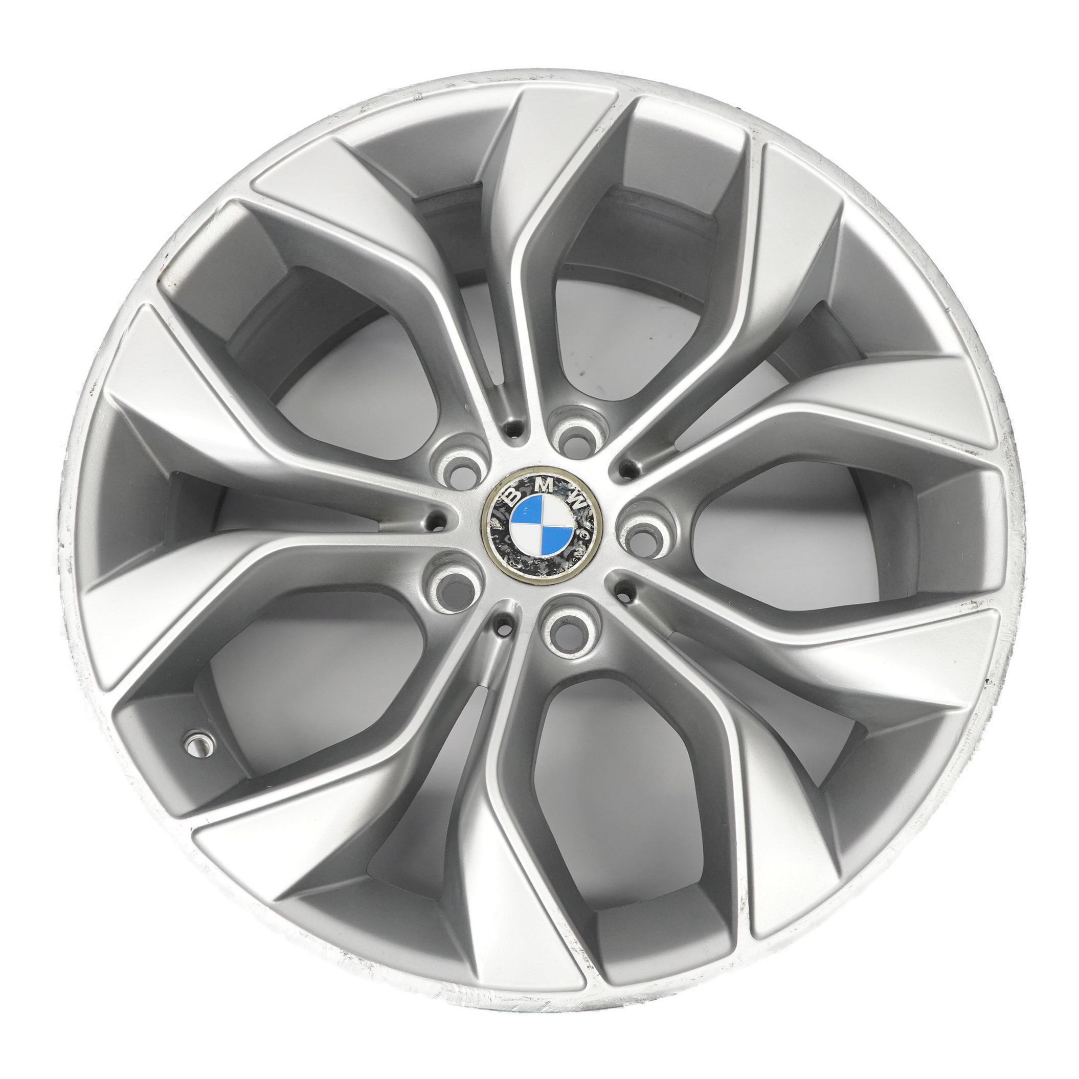 BMW X3 F25 Hinten Silber Felge Leicht metall 19" Y Speiche 608 9,5J 6862891