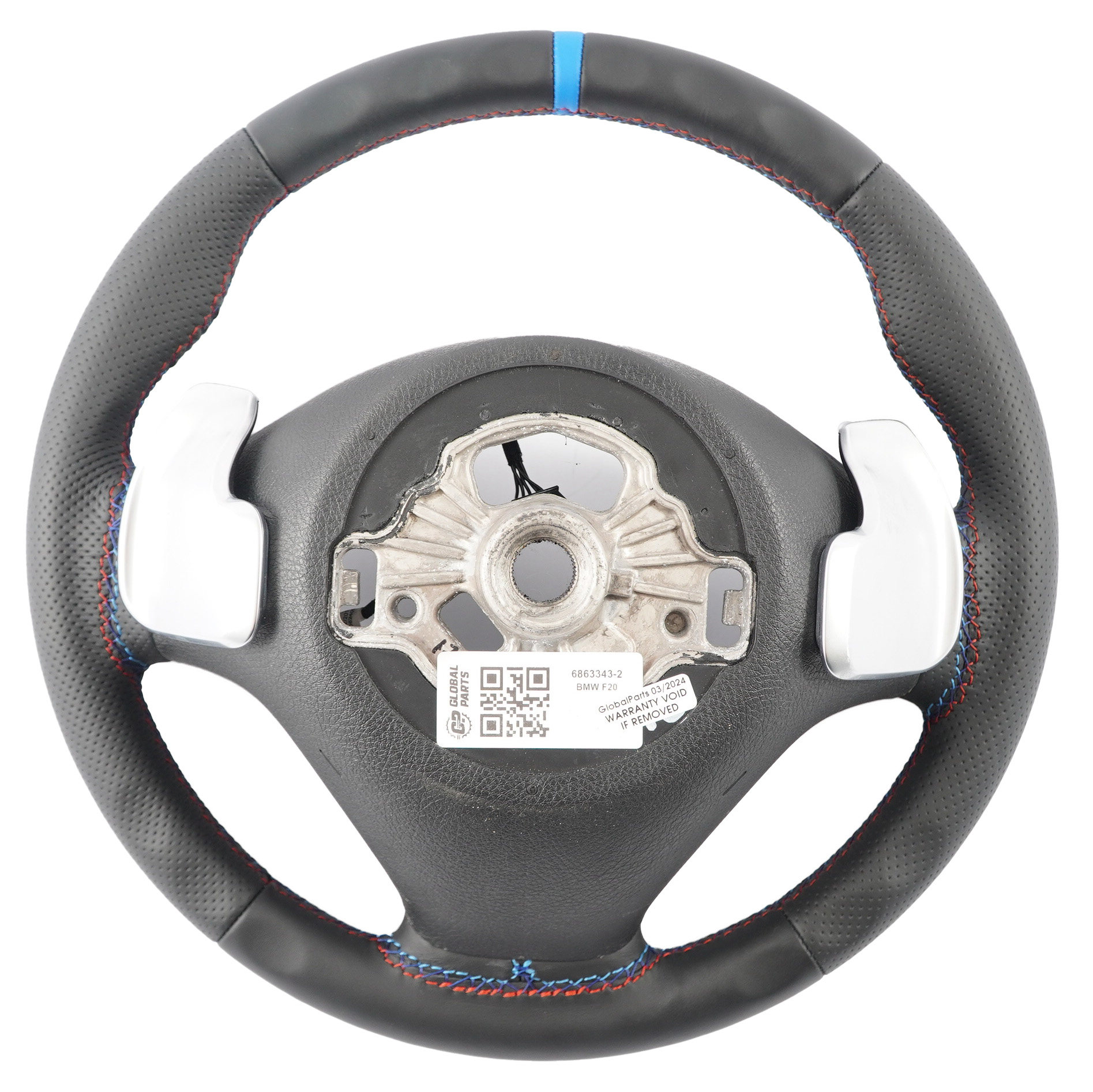 BMW F20 F21 F22 F30 F31 F32 NEW Black Leather Sport Steering Wheel Paddle Shift