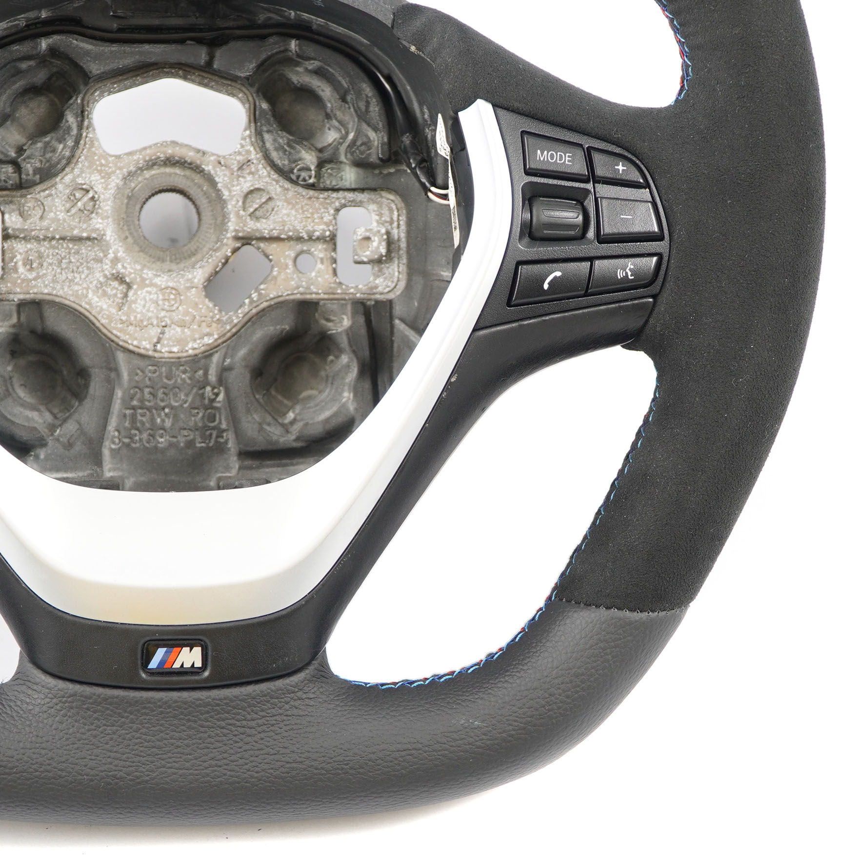 BMW F20 F21 F30 F31 F32 F34 NEW Black Leather / Alcantara Sport Steering Wheel