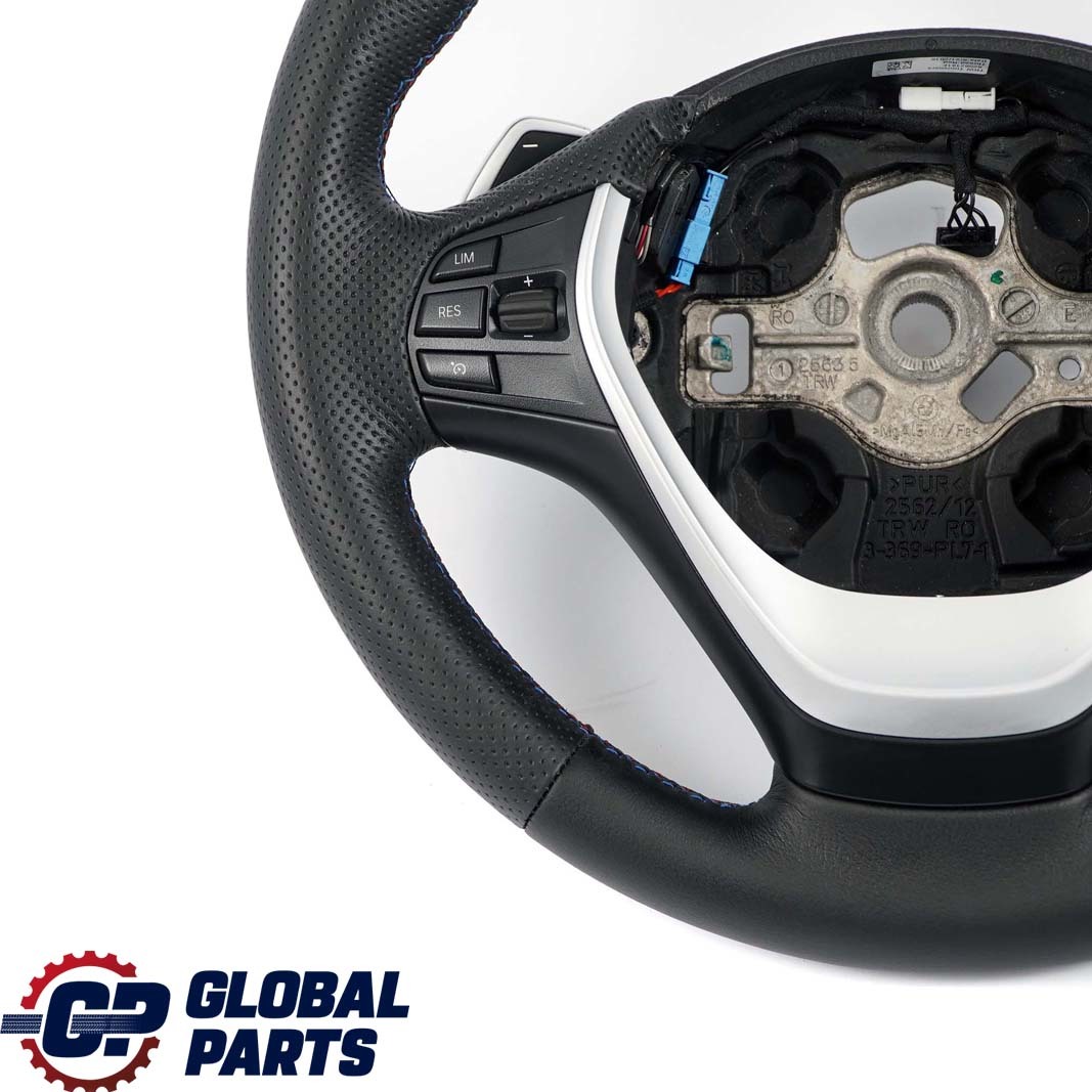 BMW F20 F21 F22 F30 F31 F32 NEW Black Leather Sport Steering Wheel Paddle Shift