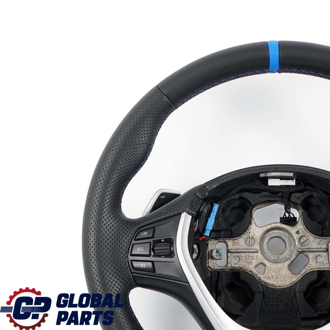 BMW F20 F21 F22 F30 F31 F32 NEW Black Leather Sport Steering Wheel Paddle Shift