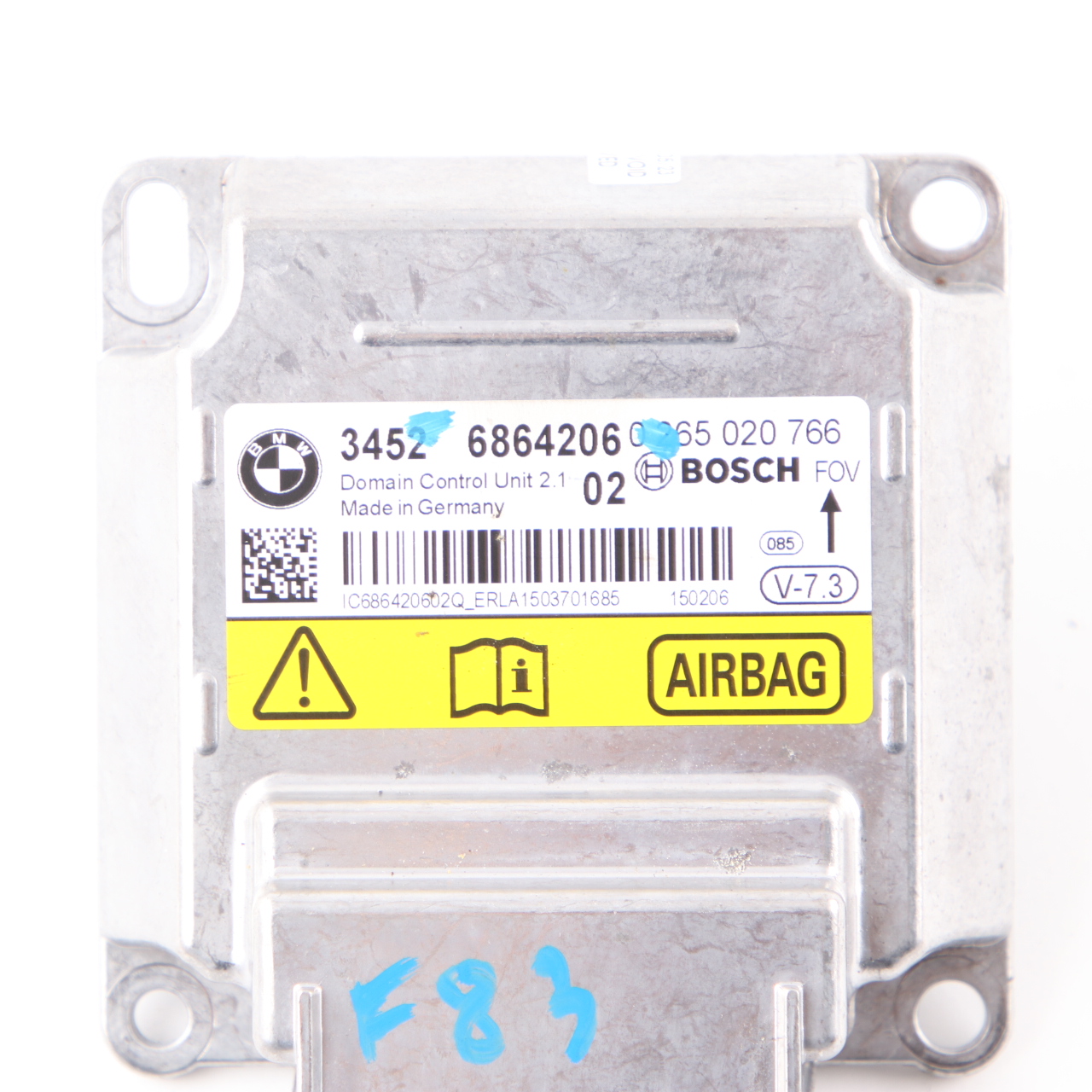 Airbag-Modul BMW F20 F21 F30 F31 F32 ECU ICM Plus Steuergerät Airbag 6864206