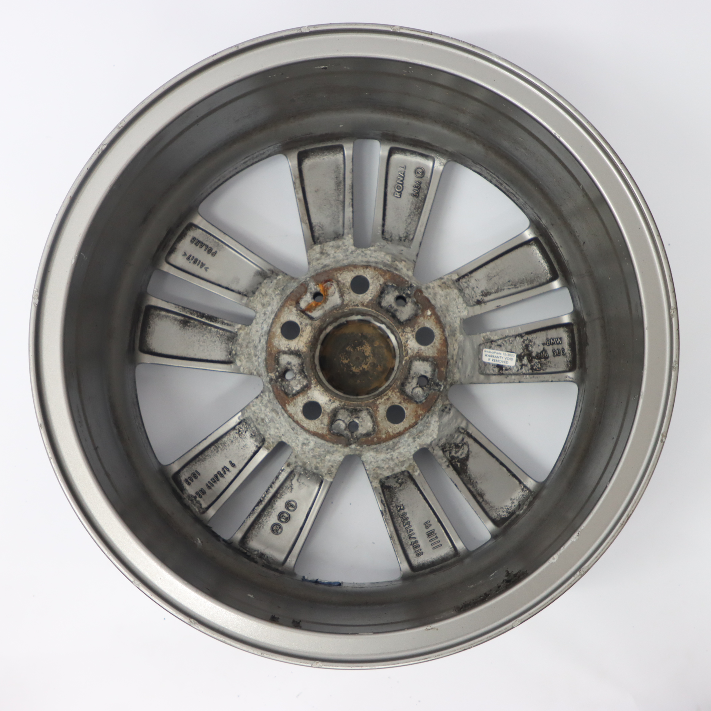 BMW F20 F21 F22 F23 Silver Wheel Alloy Rim 17" Double Spoke 655 ET:43 7,5J