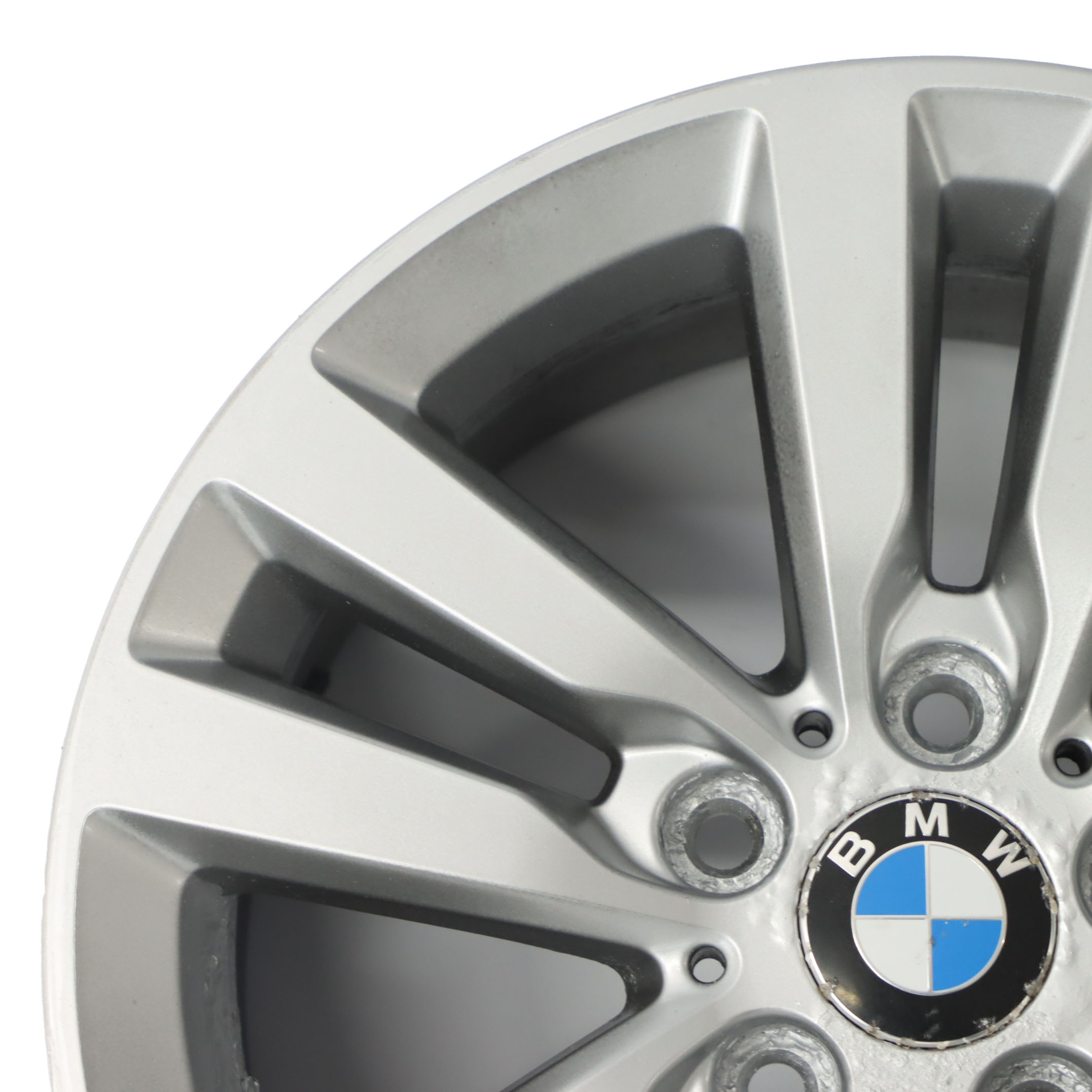 BMW F20 F21 F22 F23 Silver Wheel Alloy Rim 17" Double Spoke 655 ET:43 7,5J