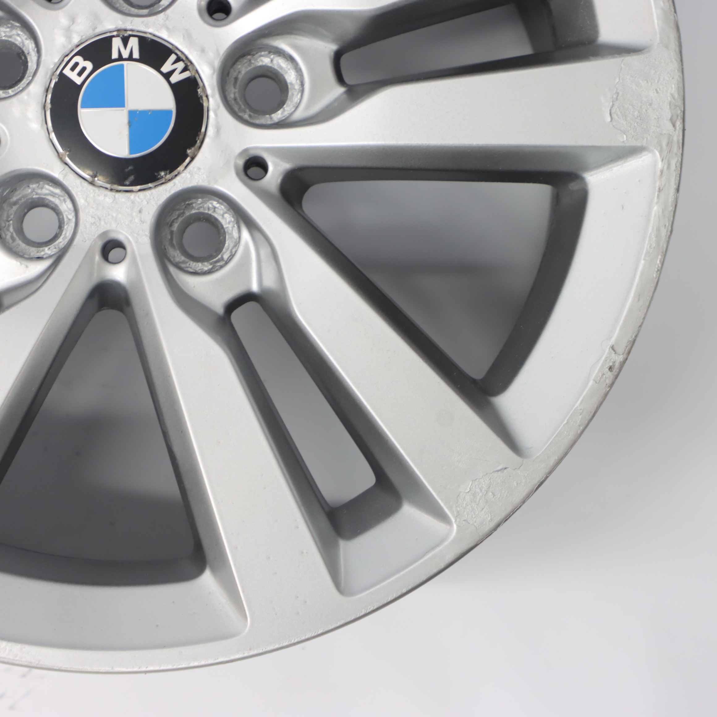 BMW F20 F21 F22 F23 Silver Wheel Alloy Rim 17" Double Spoke 655 ET:43 7,5J