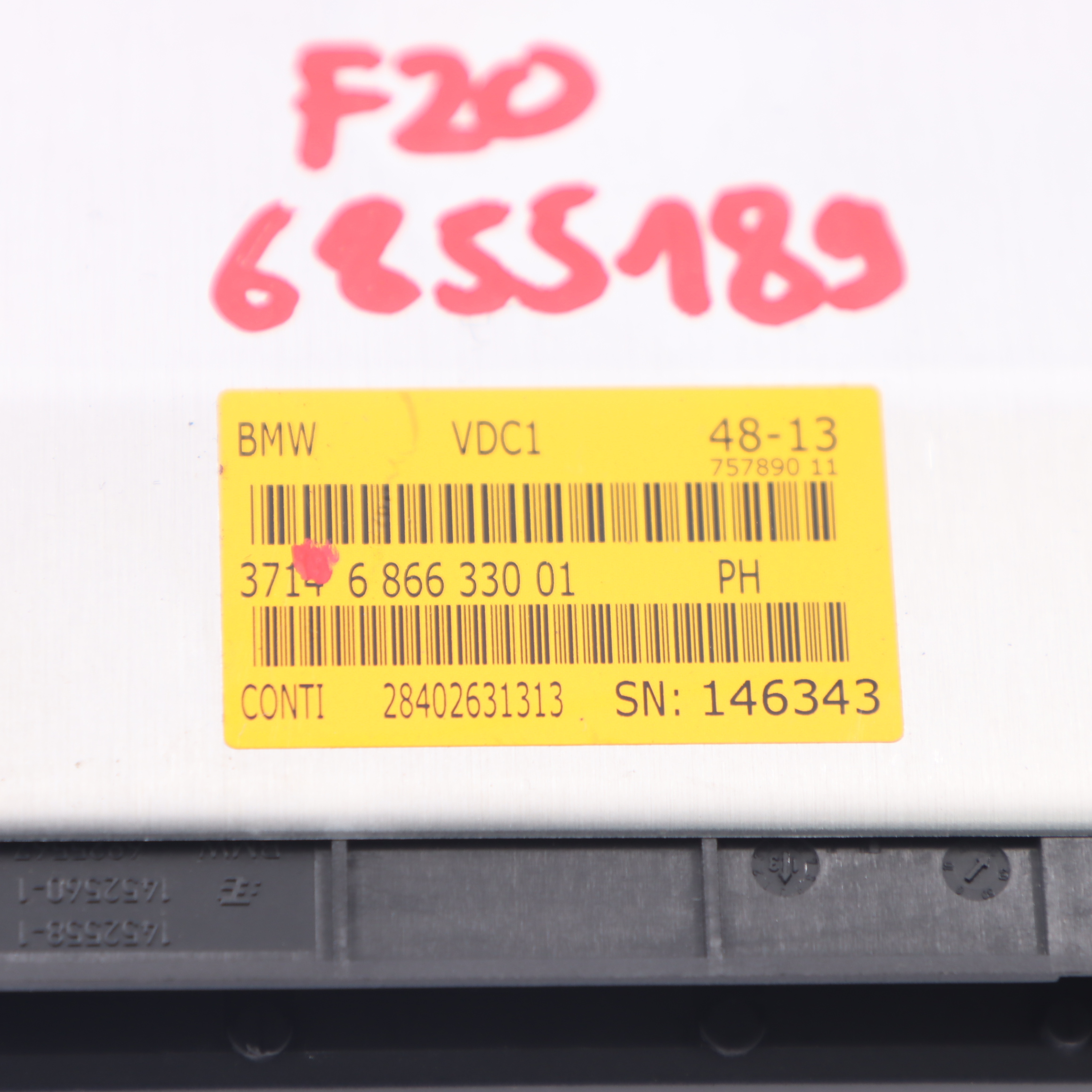 BMW F20 F21 F30 F31 Niveauregler für die Hinterradaufhängung VDC-Modul 6855189