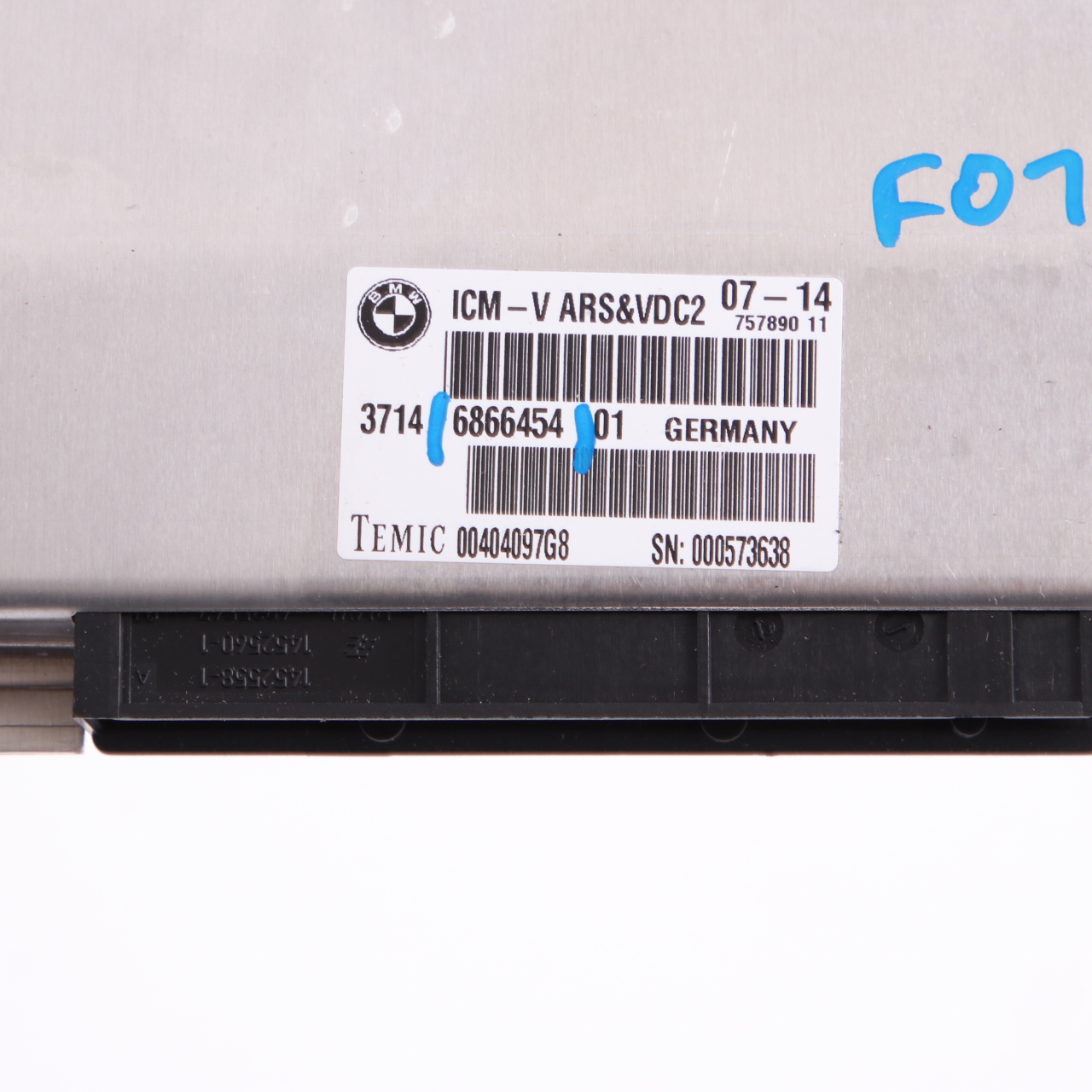 VDC-Modul BMW F01 F07 F10 F11 F12 Niveauregler die Hinterradaufhängung 6866454