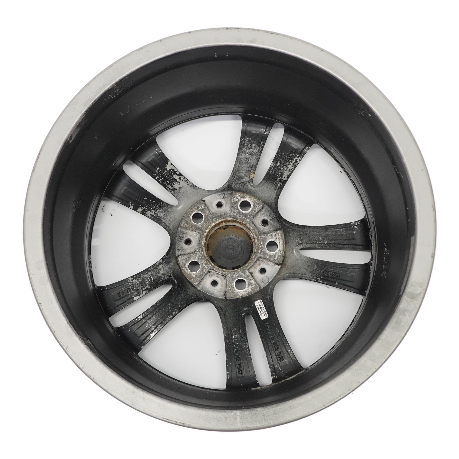 BMW F30 F31 F32 Schwarz Alufelge 18" Doppelspeiche 397 8,5J ET:47 6868378