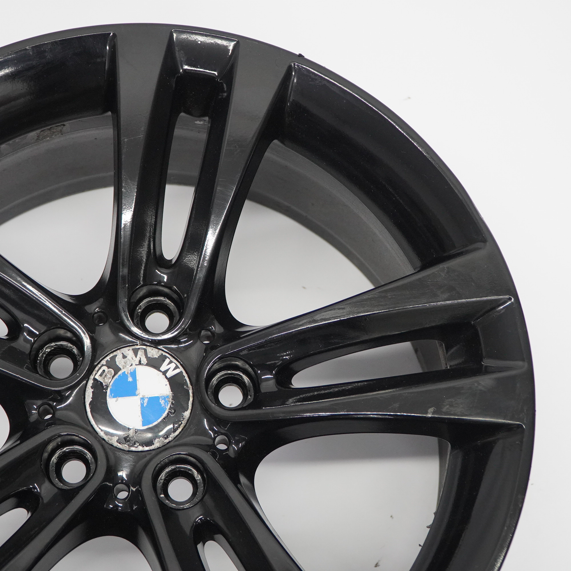 BMW F30 F31 F32 Black Wheel Alloy Rim 18" Double Spoke 397 8,5J ET:47 6868378