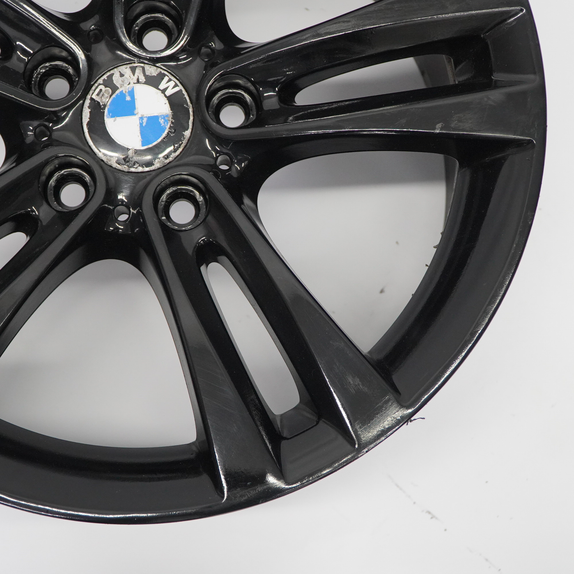 BMW F30 F31 F32 Black Wheel Alloy Rim 18" Double Spoke 397 8,5J ET:47 6868378