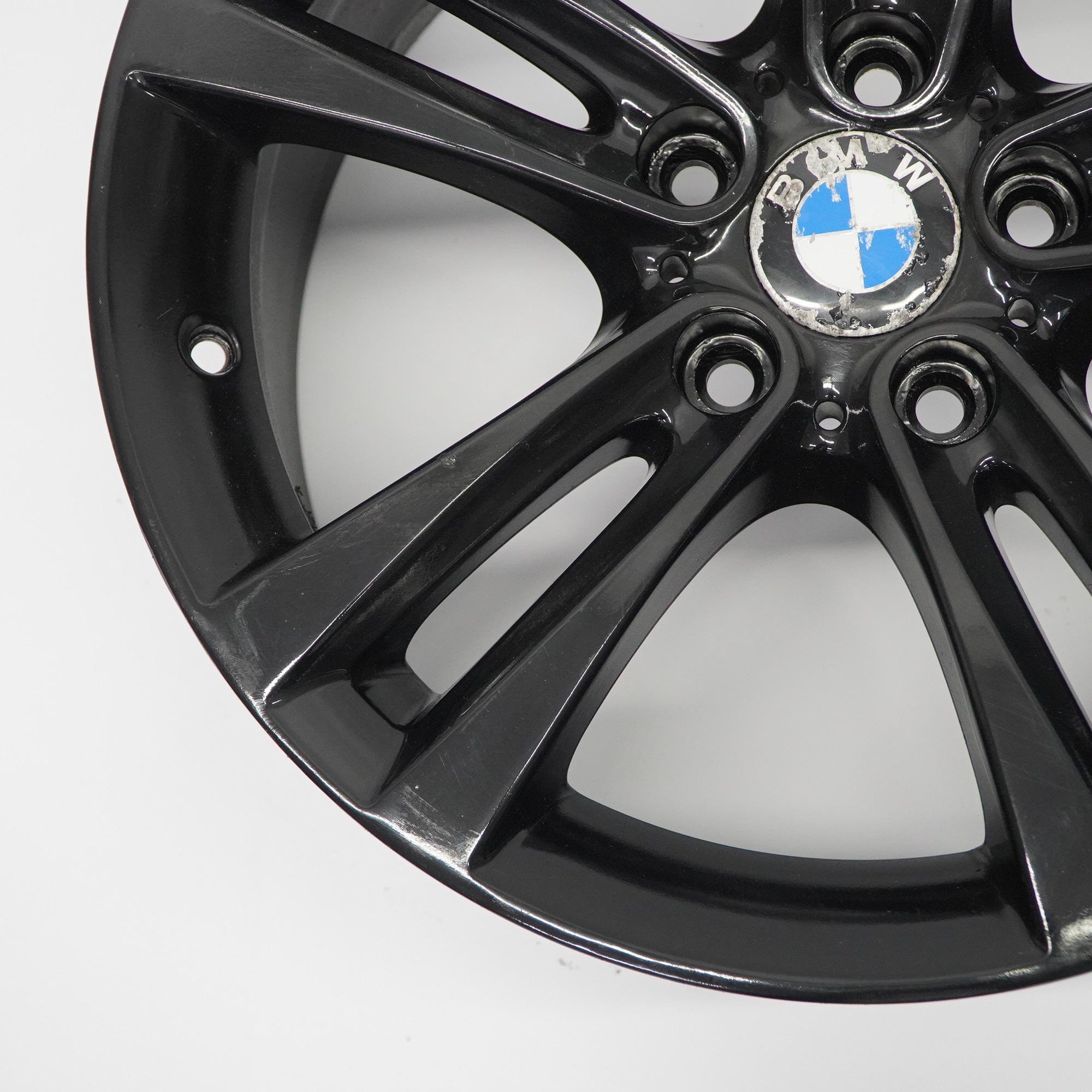 BMW F30 F31 F32 Black Wheel Alloy Rim 18" Double Spoke 397 8,5J ET:47 6868378