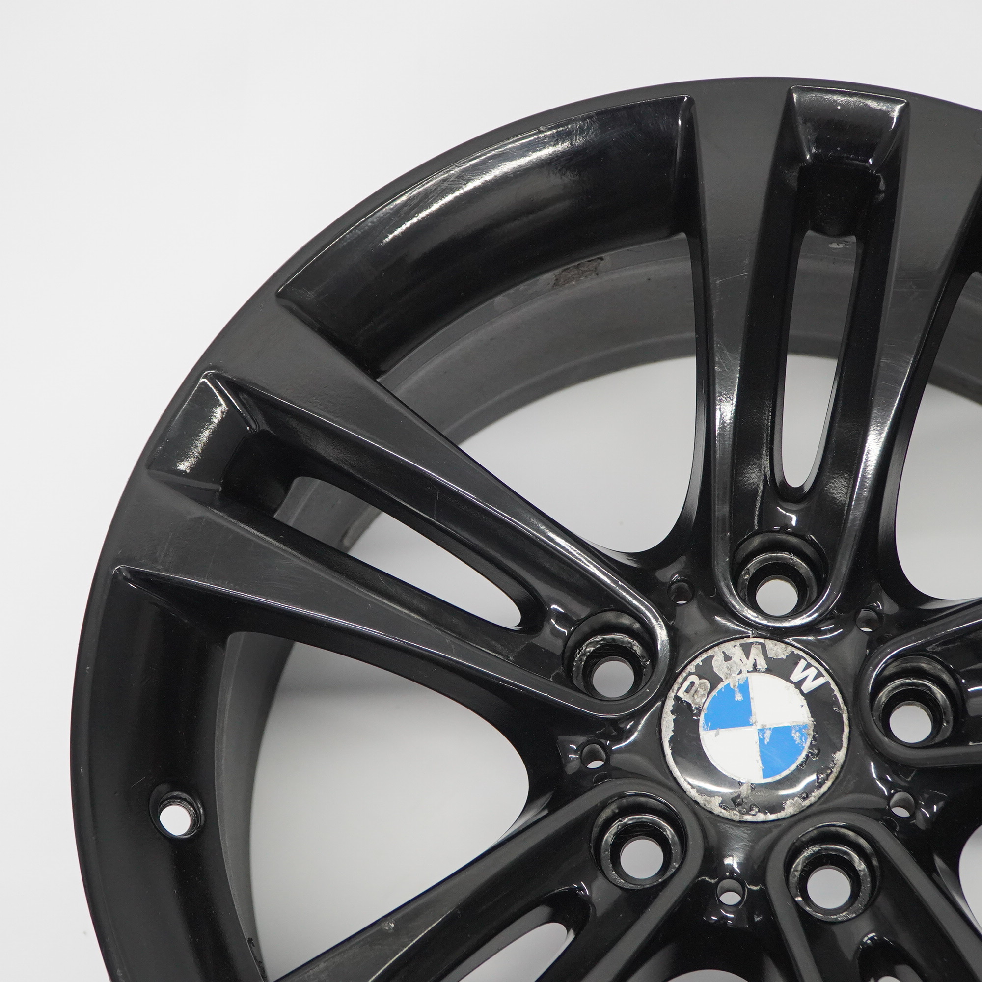 BMW F30 F31 F32 Black Wheel Alloy Rim 18" Double Spoke 397 8,5J ET:47 6868378