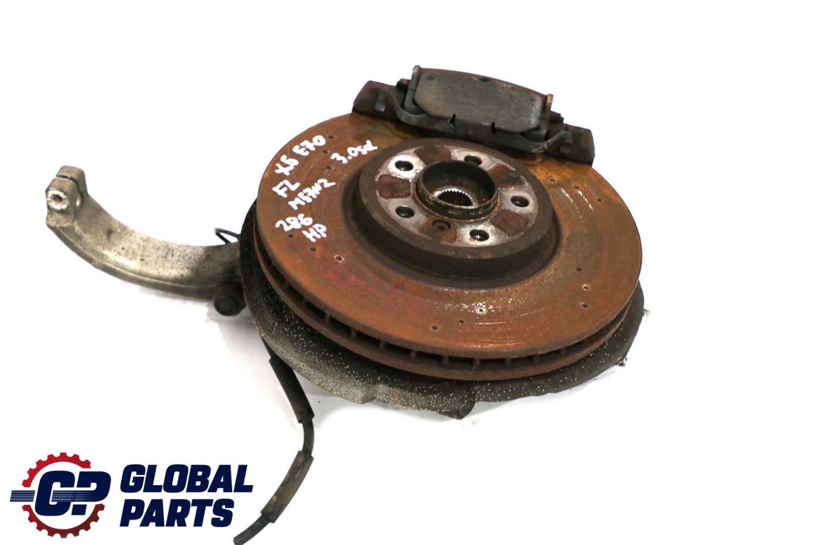 BMW X5 X6 E70 E71 Front Left N/S Suspension Wheel Carrier Hub Brake Disc