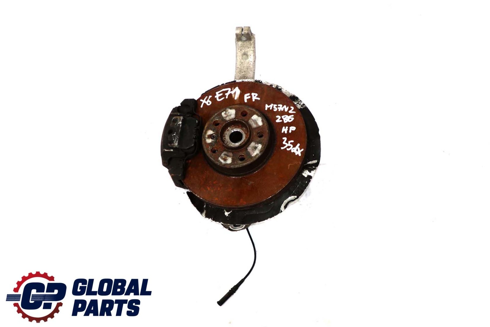 BMW X5 X6 E70 E71 Front Right O/S Suspension Wheel Carrier Hub Brake Disc