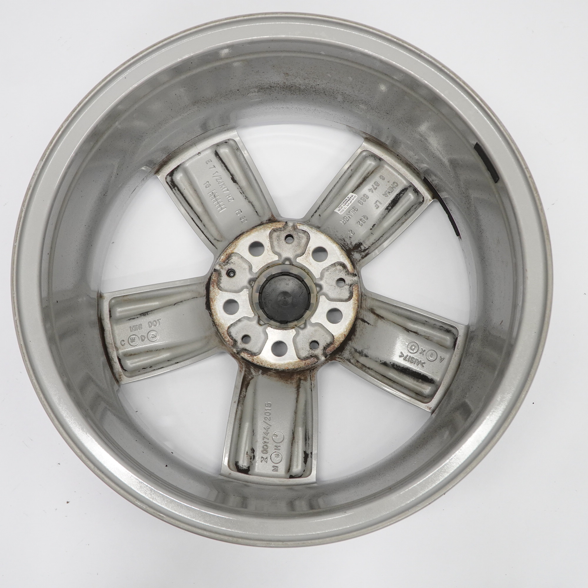 Mini F60 Helles Silber Leicht metall felge 17" 7,5J ET:52 Kanal speiche 6874569