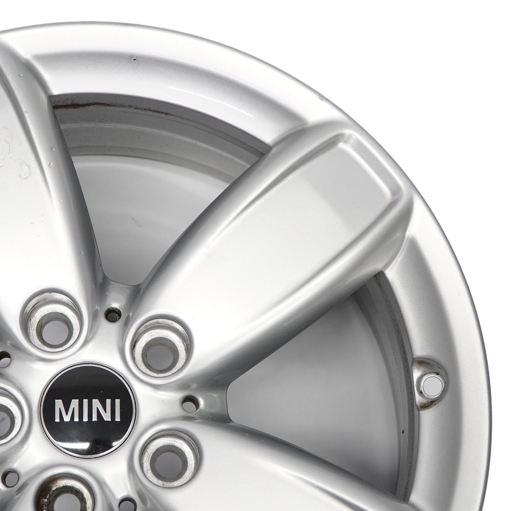 Mini F60 Helles Silber Leicht metall felge 17" 7,5J ET:52 Kanal speiche 6874569