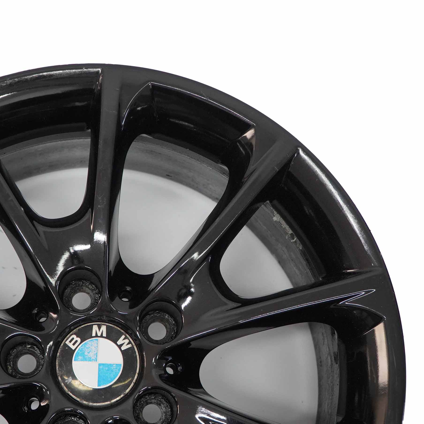 BMW F30 F32 F33 LCI Schwarz Leichtmetallrad 18" 8J ET:34 V-Speiche 398 6874819