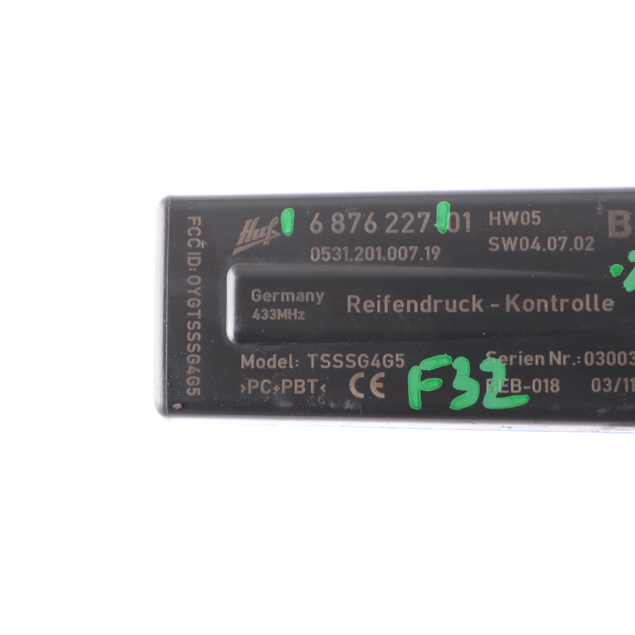 BMW F32 Reifendruck RDC Steuergerät Modul ECU 6876227