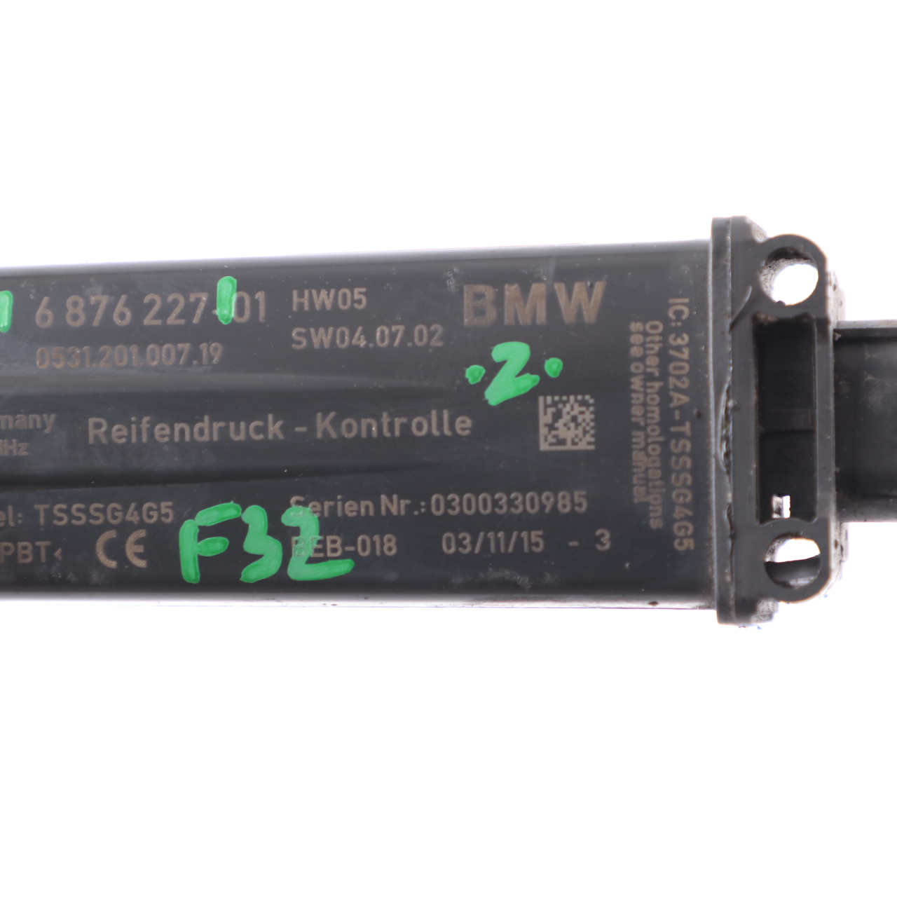 BMW F32 Reifendruck RDC Steuergerät Modul ECU 6876227