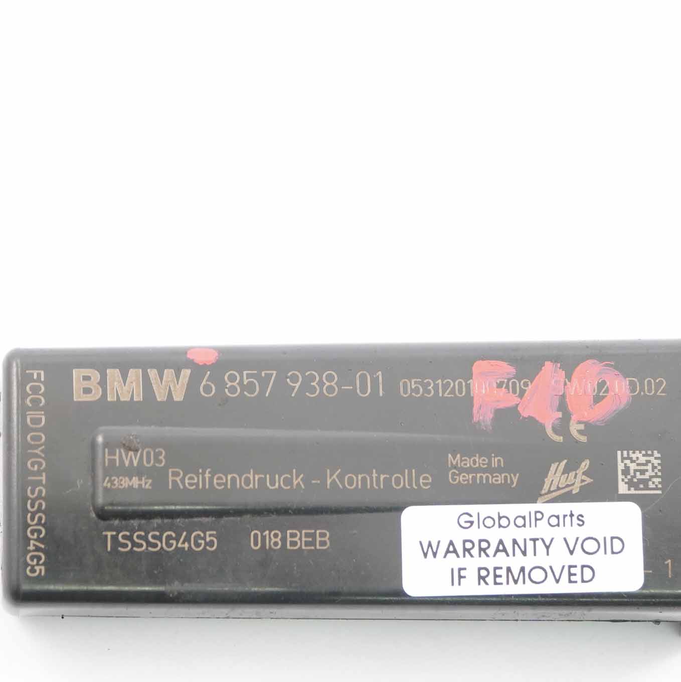 BMW F01 F07 F10 F11 Reifendruck RDC Steuergerät Modul 6857938