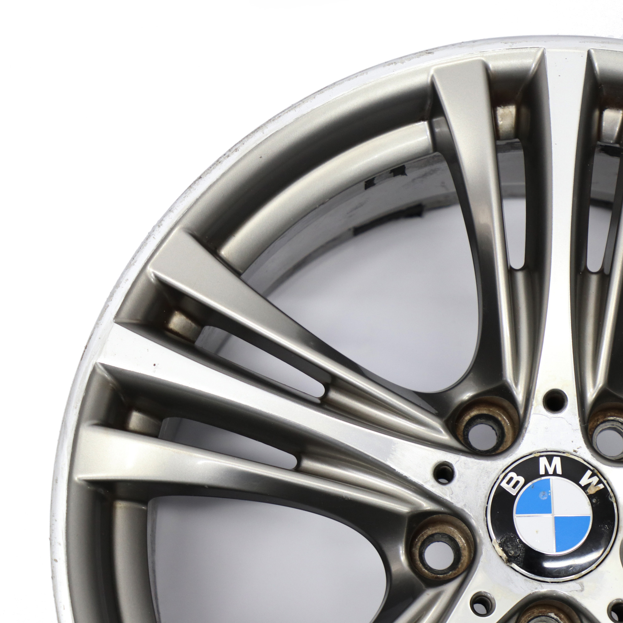 BMW F30 F31 Jante en alliage gris ferrique 19" 8J ET:36 Star Spoke 407 6883014