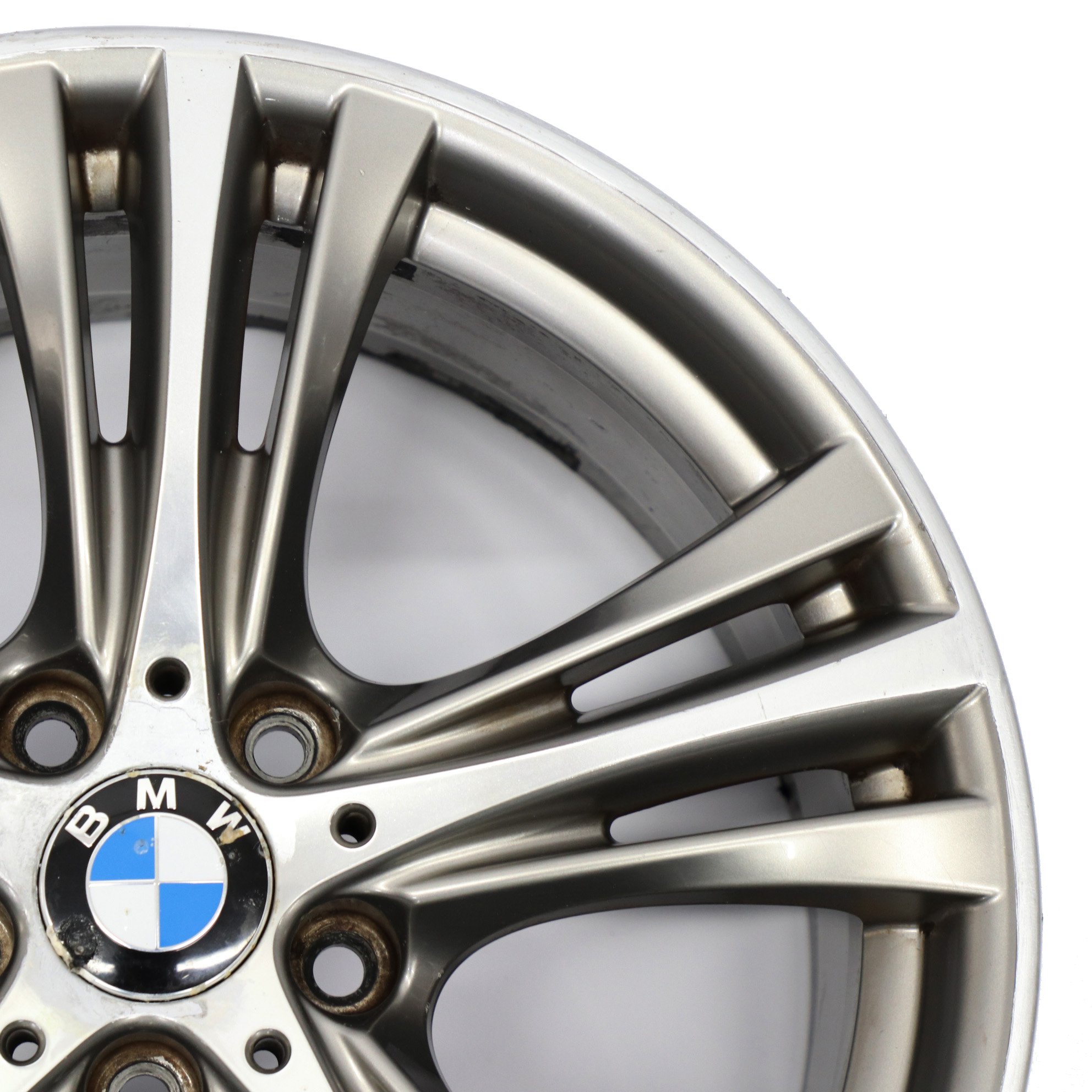 BMW F30 F31 Jante en alliage gris ferrique 19" 8J ET:36 Star Spoke 407 6883014