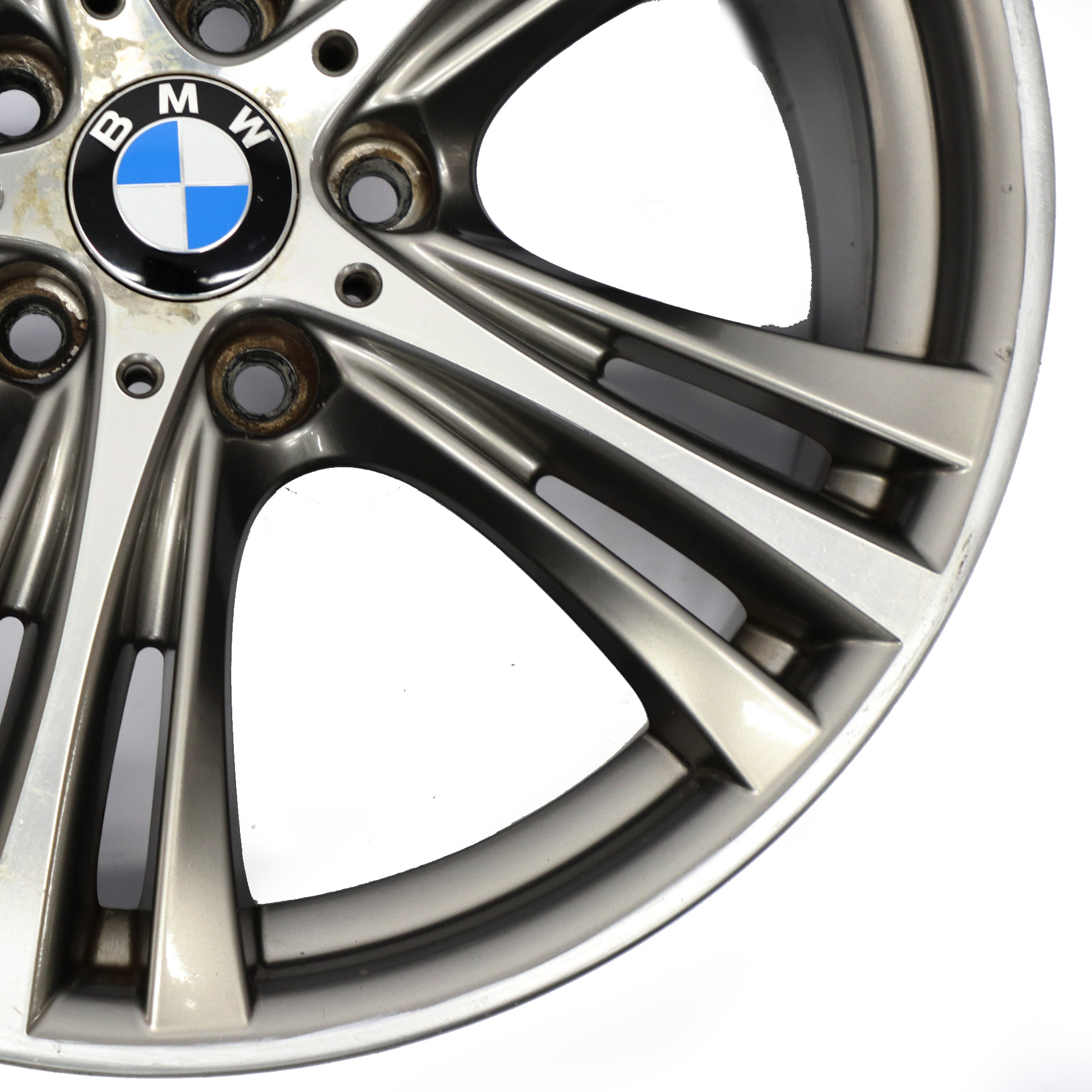 BMW F30 F31 Jante en alliage gris ferrique 19" 8,5J ET:47 Star Spoke 407 6883015