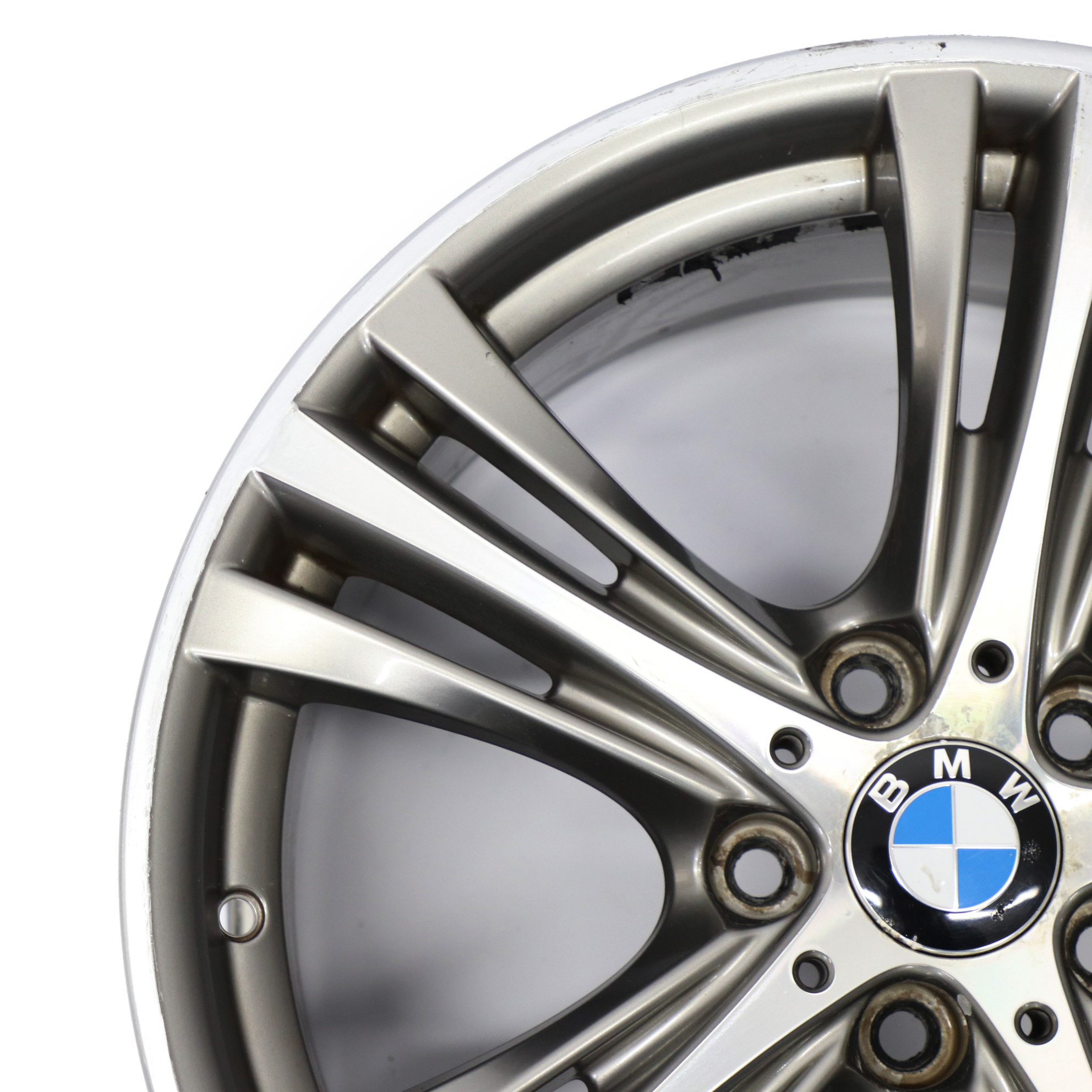 BMW F30 F31 Jante en alliage gris ferrique 19" 8,5J ET:47 Star Spoke 407 6883015