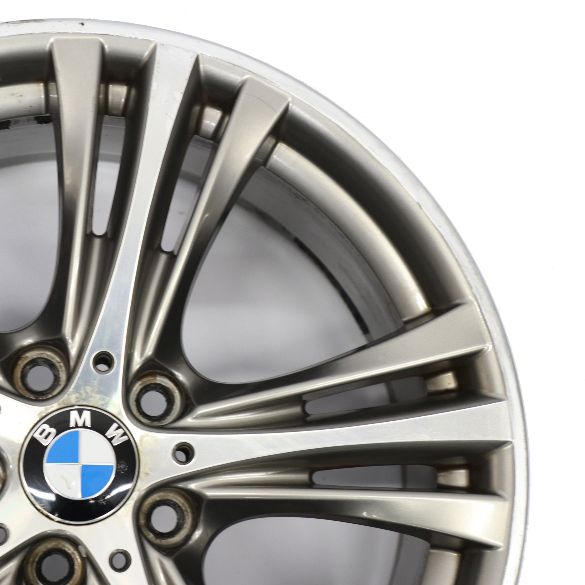 BMW F30 F31 Jante en alliage gris ferrique 19" 8,5J ET:47 Star Spoke 407 6883015