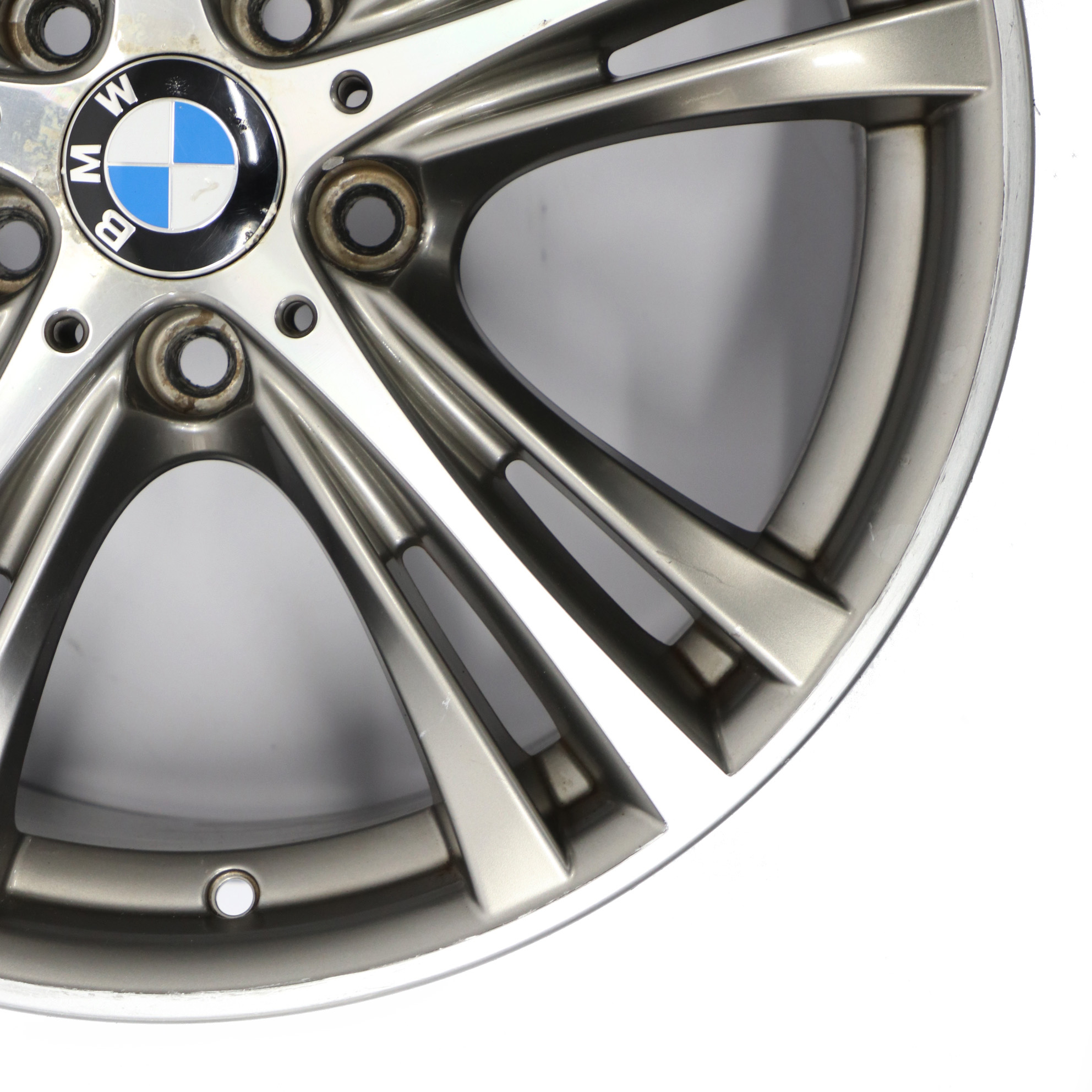 BMW F30 F31 Jante en alliage gris ferrique 19" 8,5J ET:47 Star Spoke 407 6883015